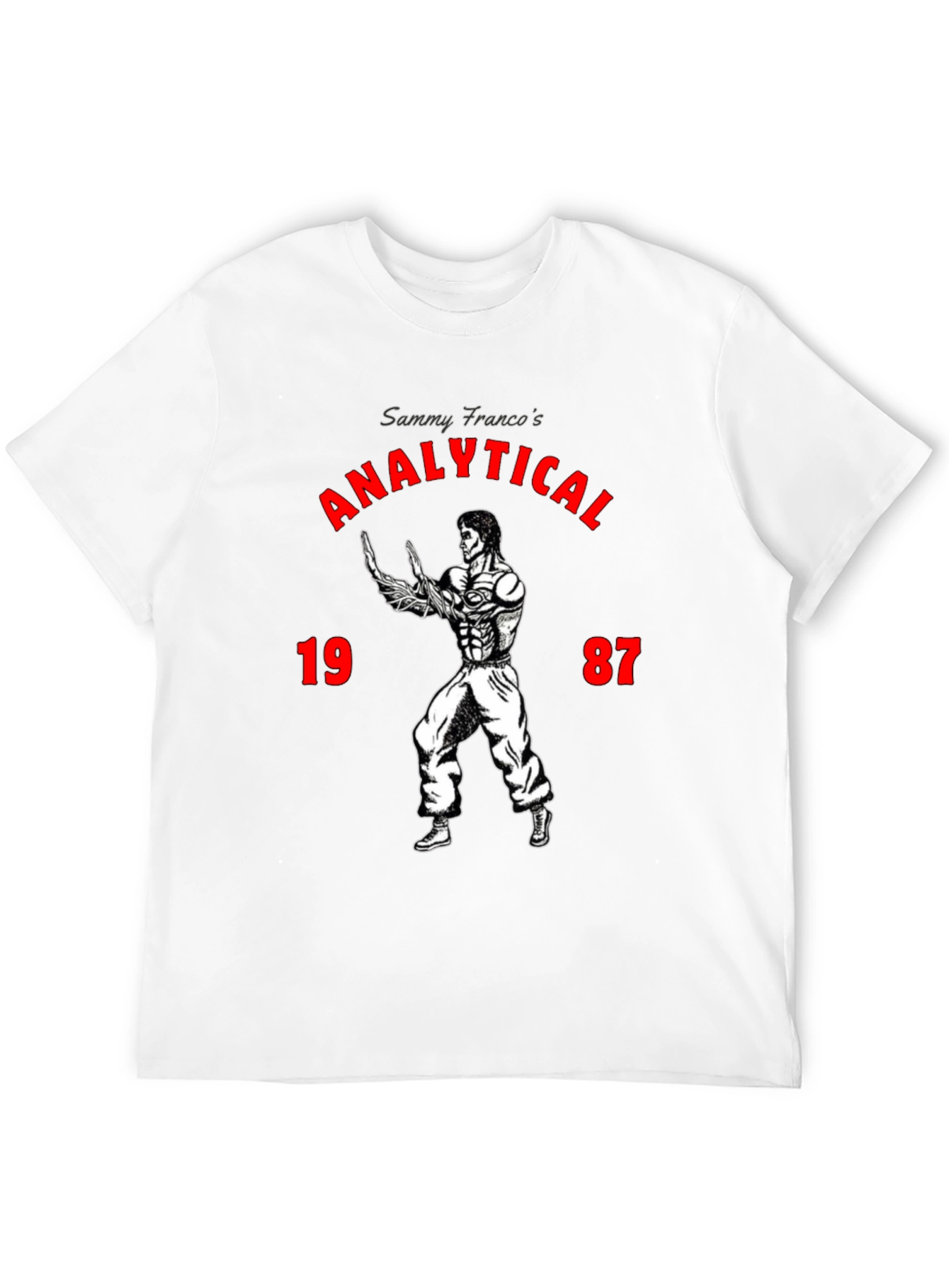 Black Analytical 1987 Sammy Franco Graphic T-Shirt view 12