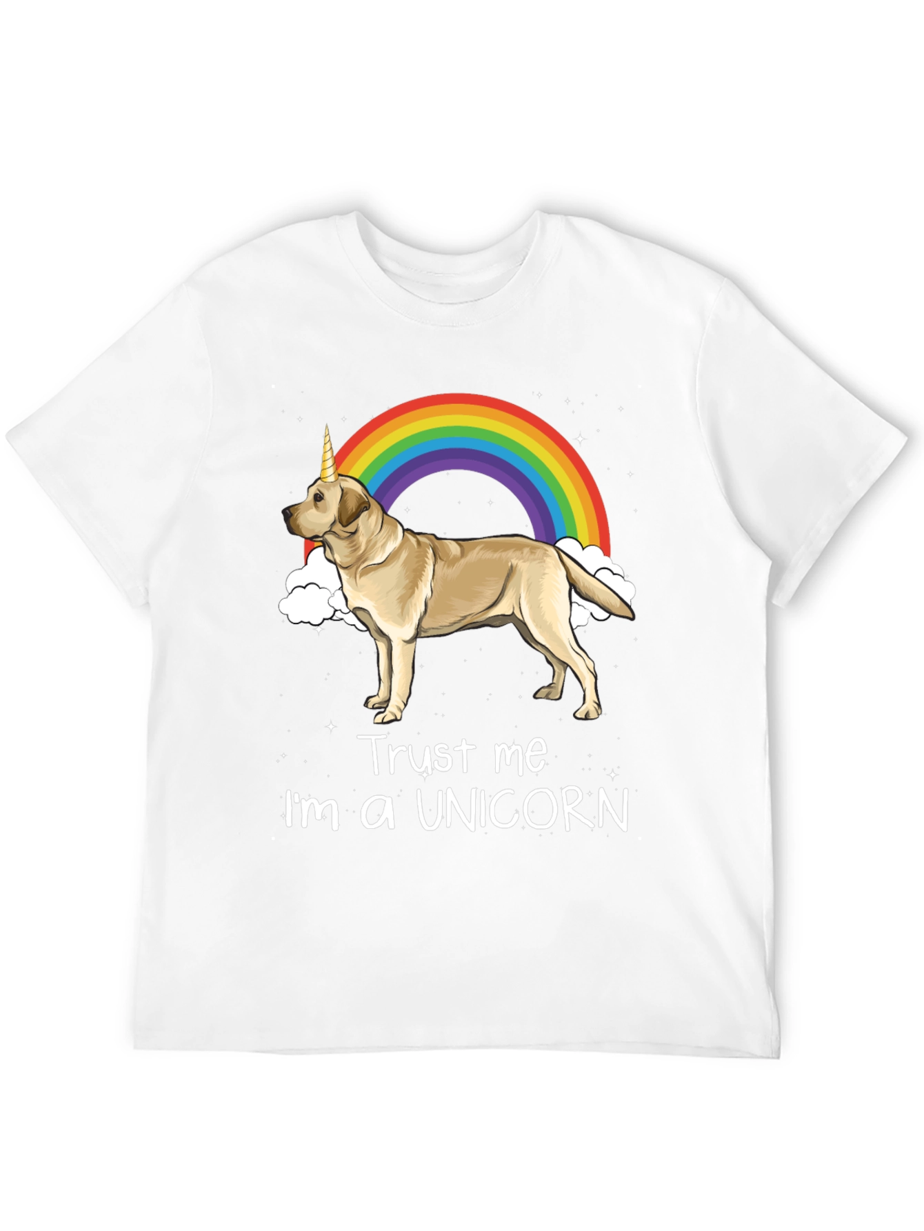 Black Unicorn Dog T-Shirt - Trust Me, I'm a Unicorn! view 12