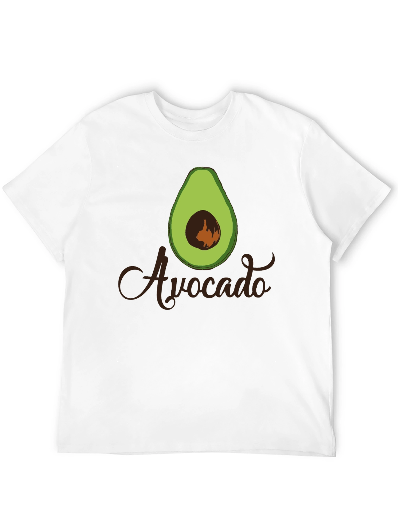 Black Avocado Graphic Black T-Shirt view 12