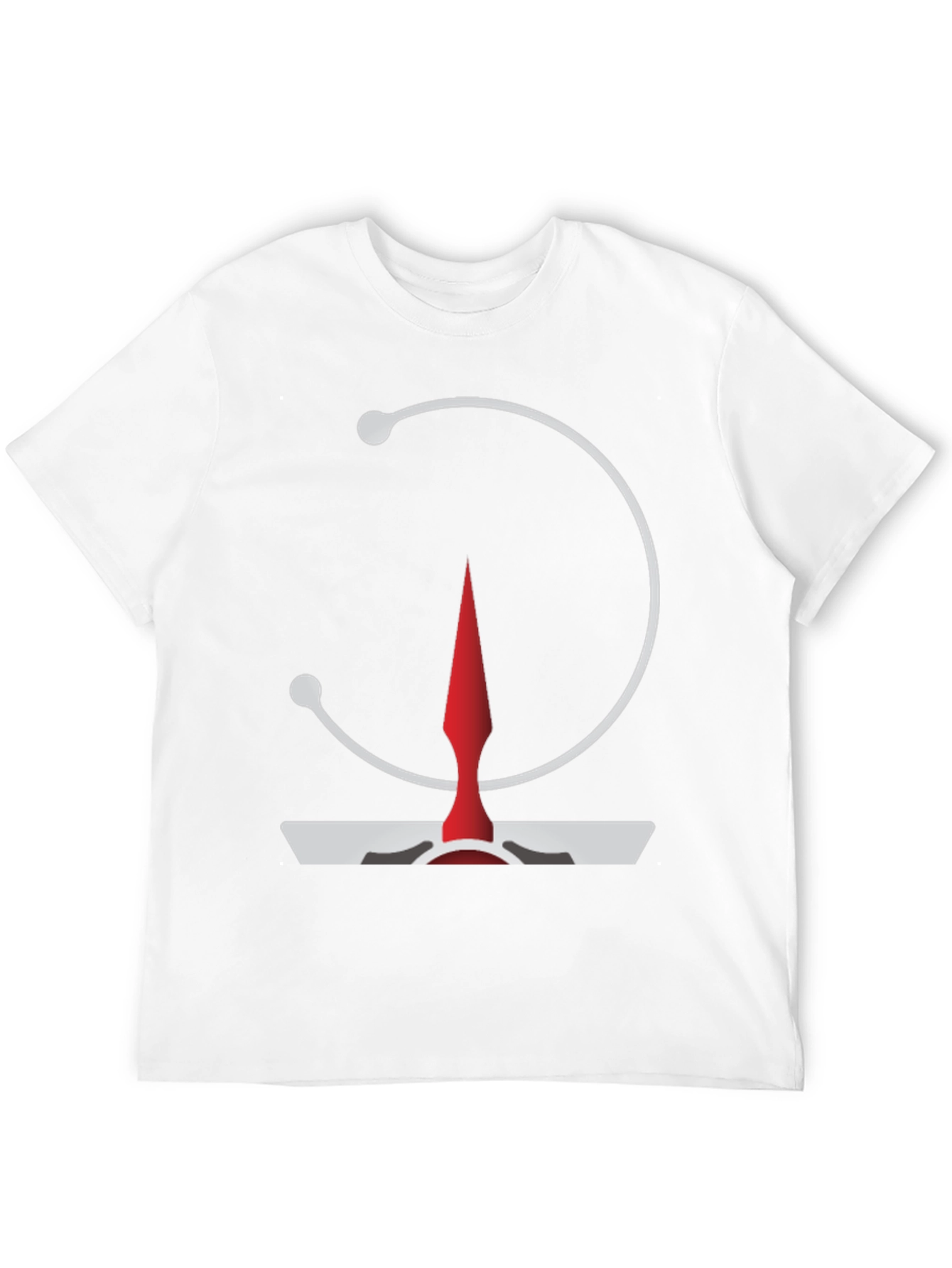 Black Abstract Graphic Tee - Modern Art T-Shirt view 12