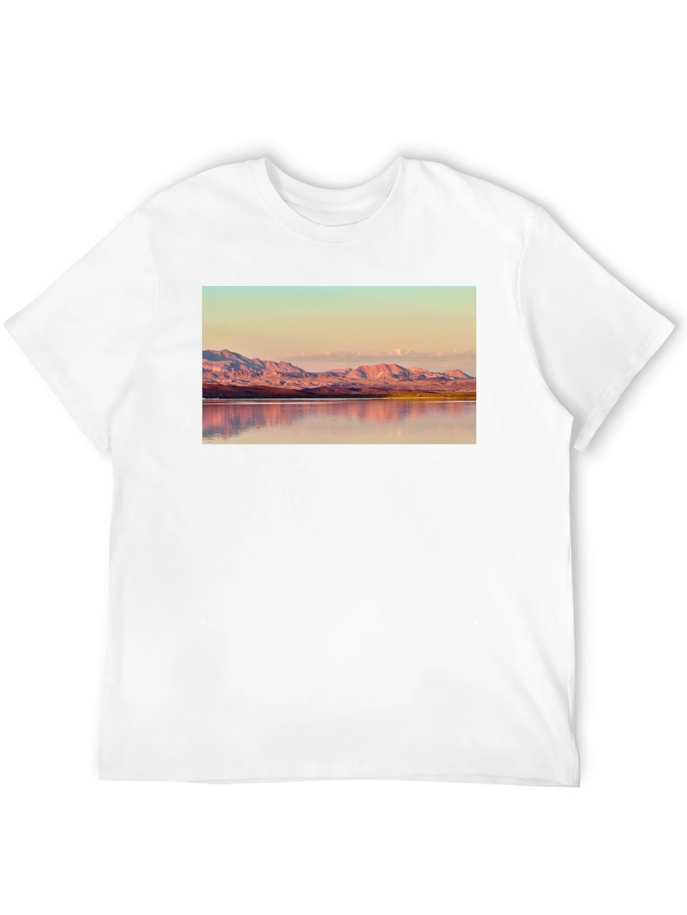 Black Mountain Lake Graphic T-Shirt view 12