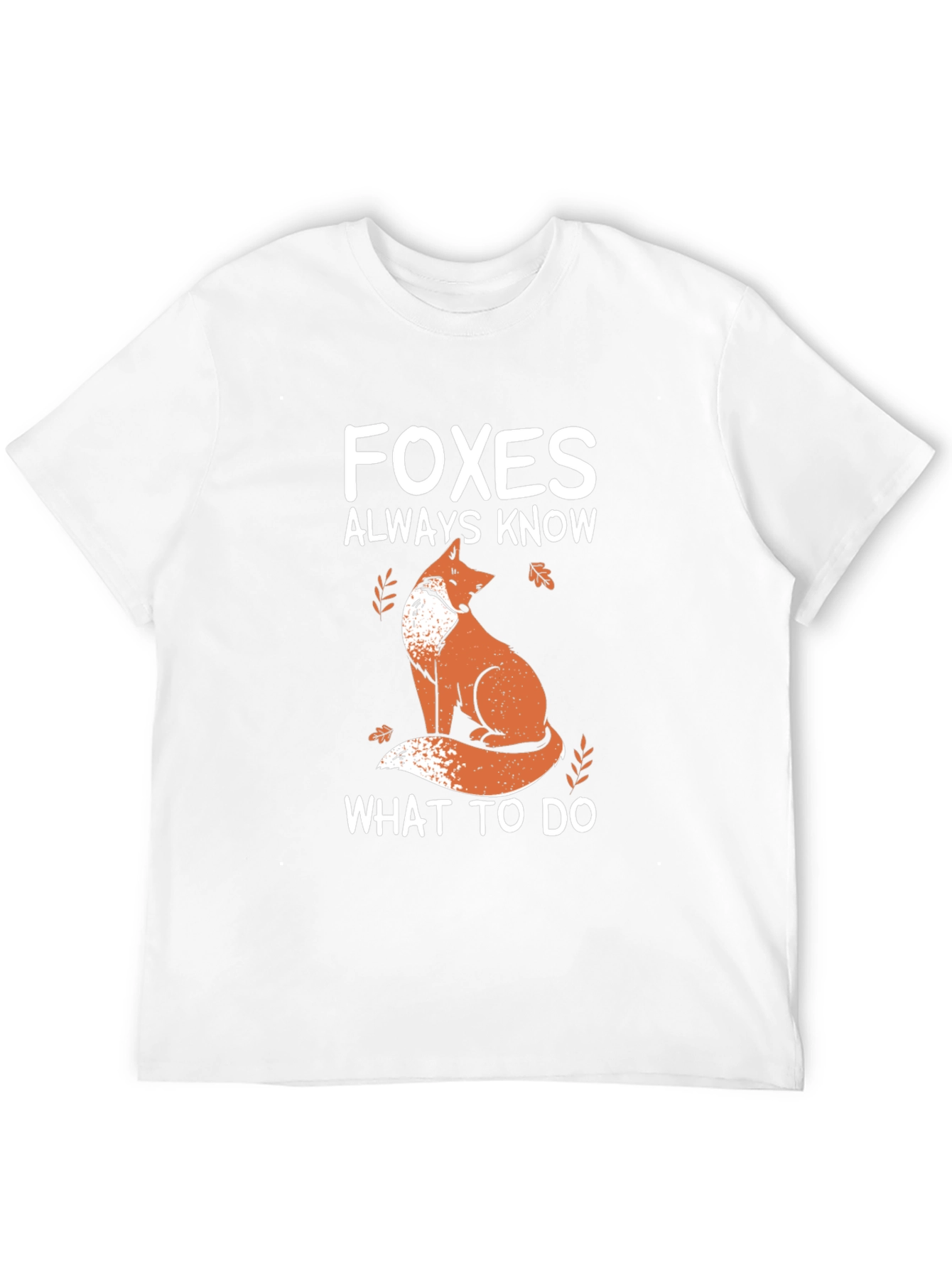Black Foxes Always Know T-Shirt - Black Graphic Tee view 12