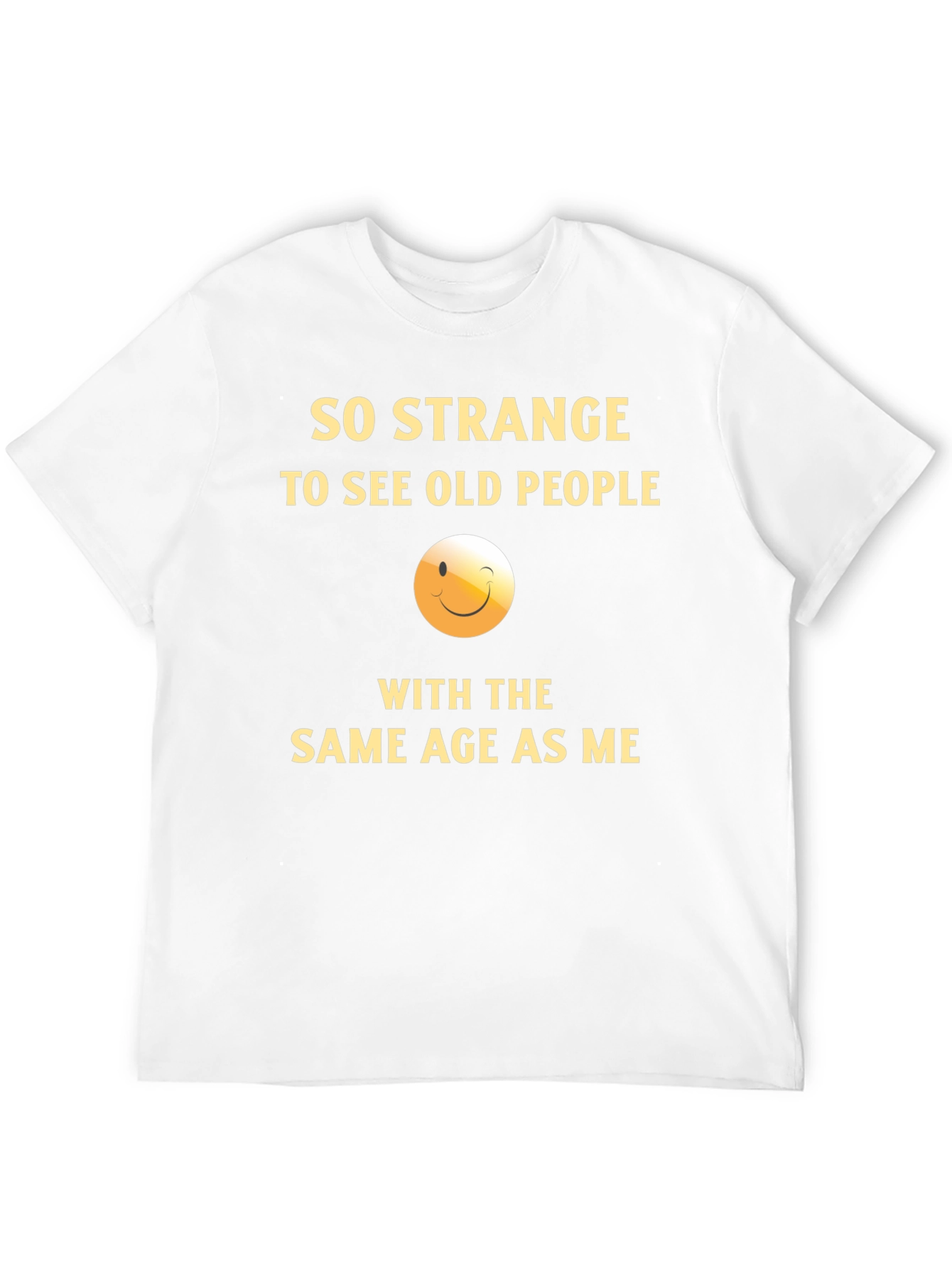 Black Funny "Same Age as Me" Graphic T-Shirt view 12