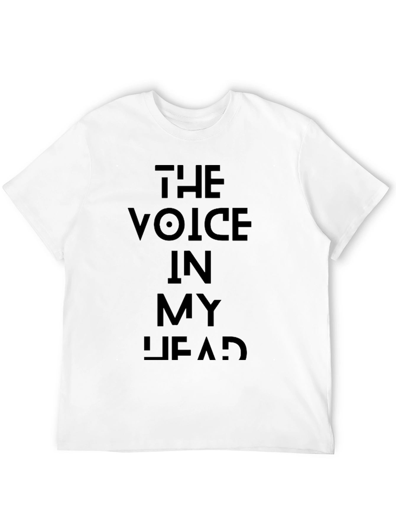 Black The Voice in My Head Graphic Tee - Black T-Shirt view 12