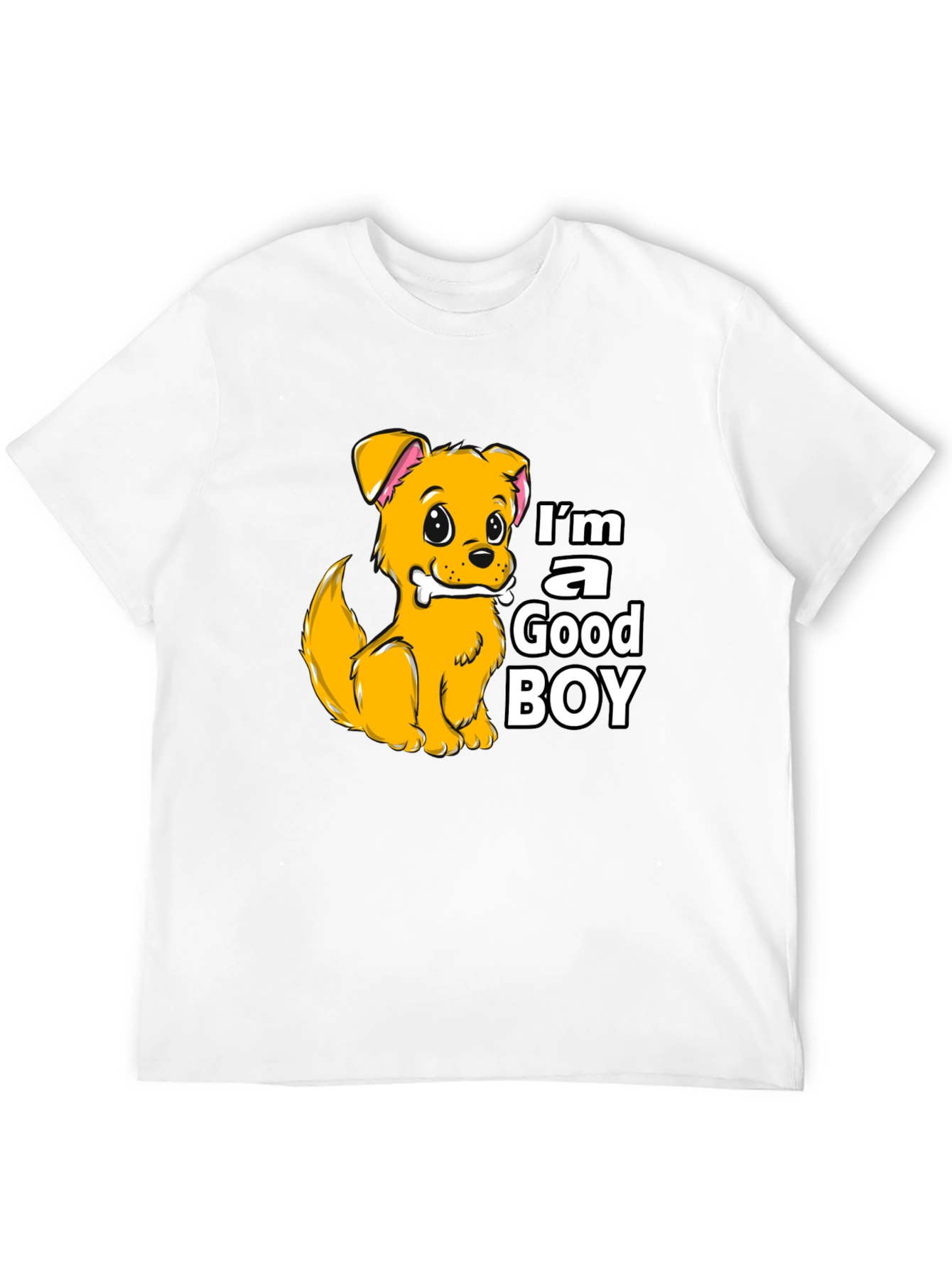 Black I'm a Good Boy Dog T-Shirt view 12