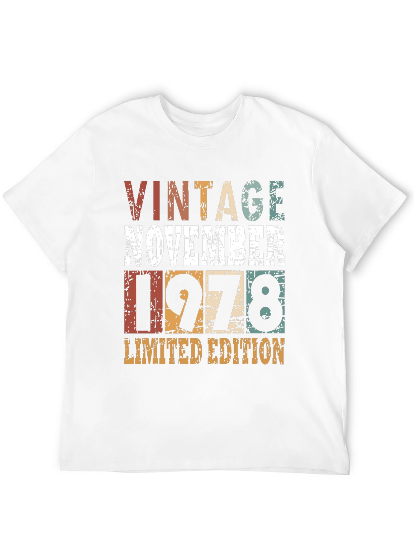 Black Vintage November 1978 Limited Edition T-Shirt view 12