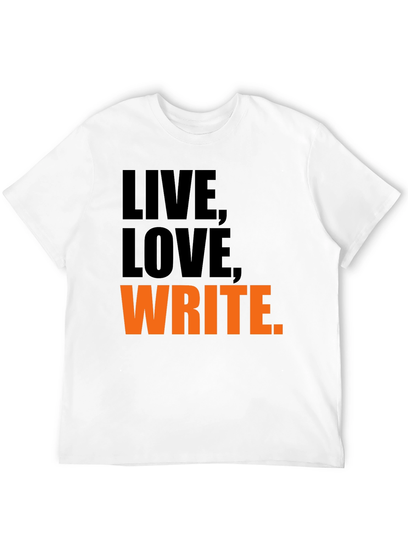 Black Live, Love, Write Graphic Tee view 12