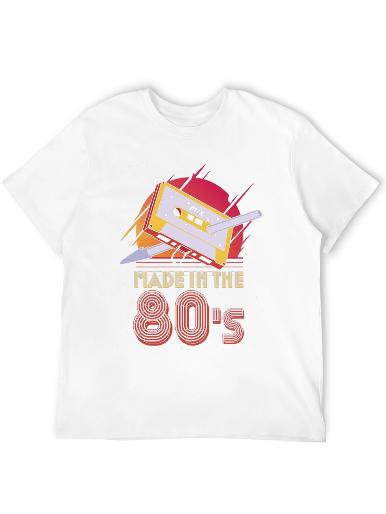 Black Retro 80's Mixtape T-Shirt - Vintage Style view 12