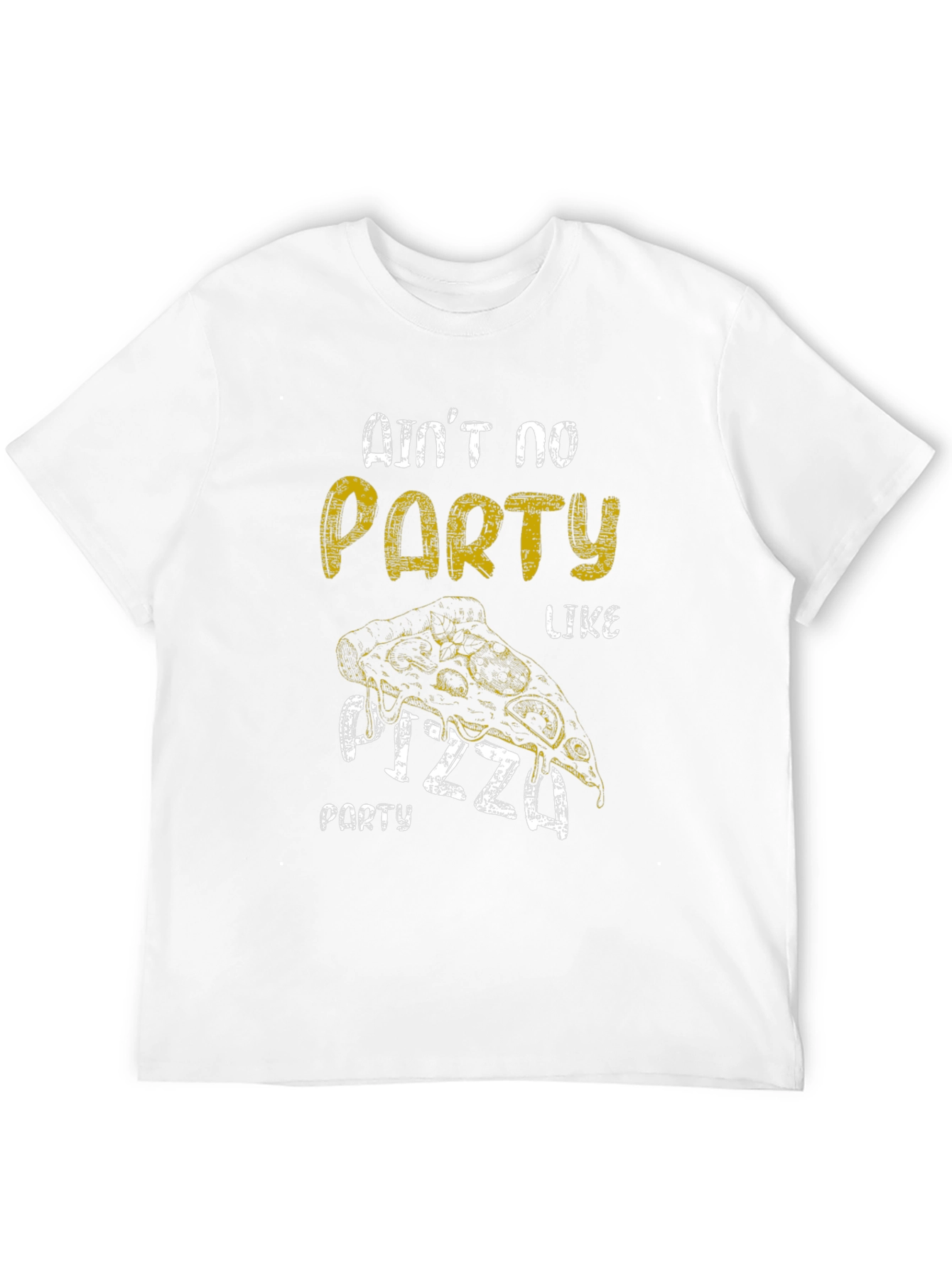 Black Pizza Party T-Shirt view 12