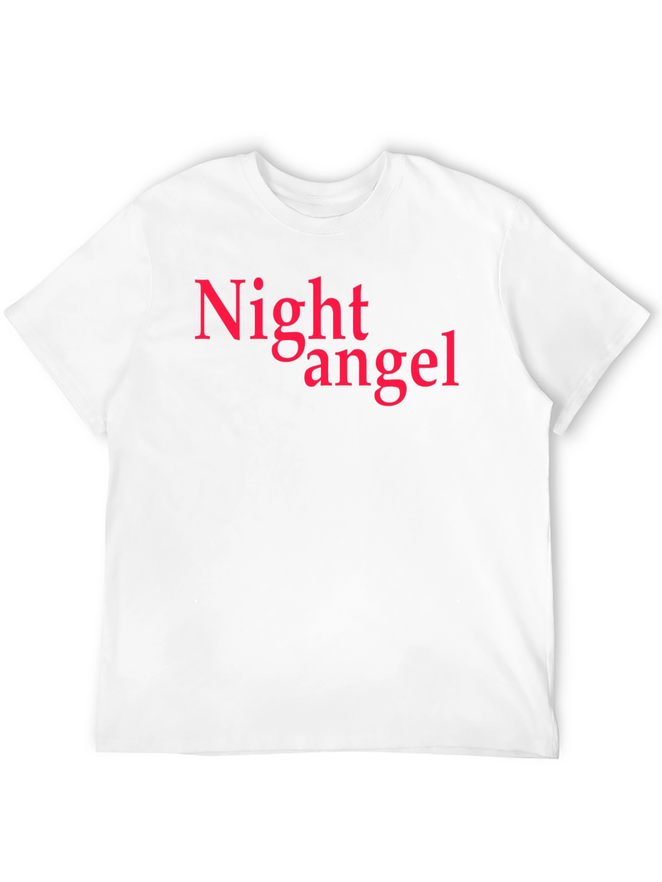 Black Night Angel Graphic Tee - Black Cotton T-Shirt view 12