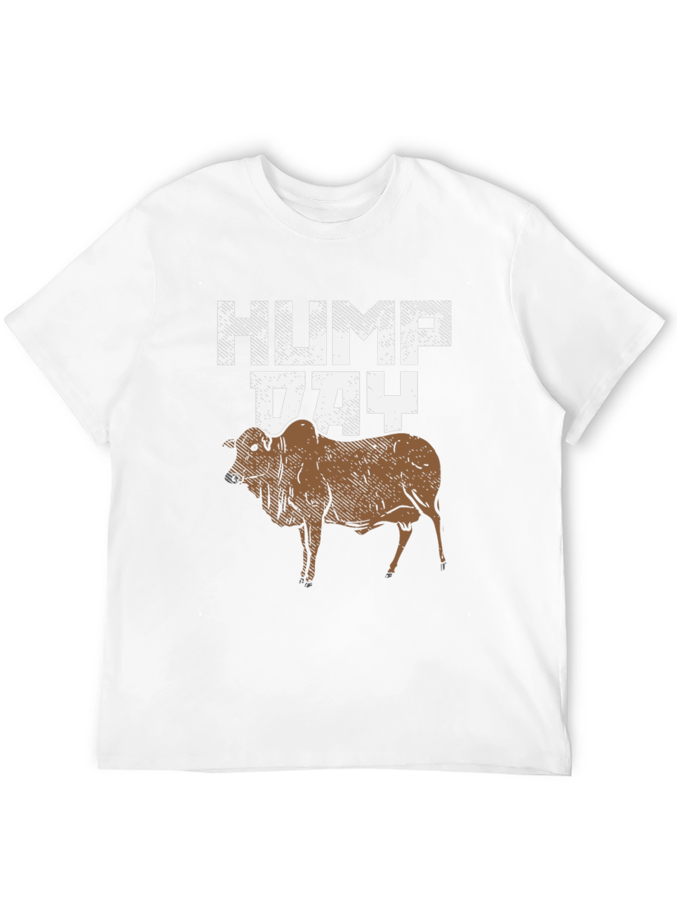 Black Hump Day Bull Graphic T-Shirt view 12
