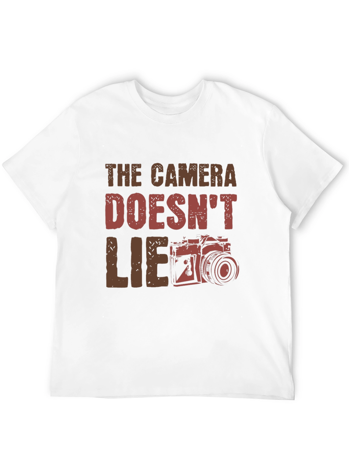 Black The Camera Doesn't Lie Graphic Tee - Black view 12