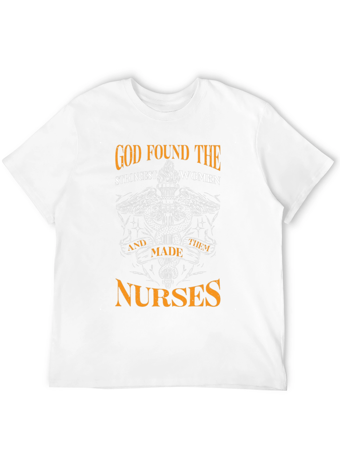 Black God Found The Strongest Women Nurses Black T-Shirt view 12