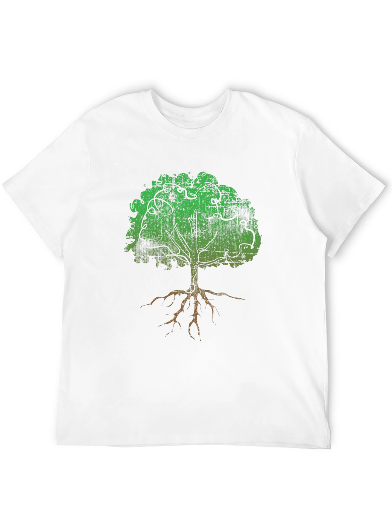 Black Eco Tree Graphic Tee - Black view 12