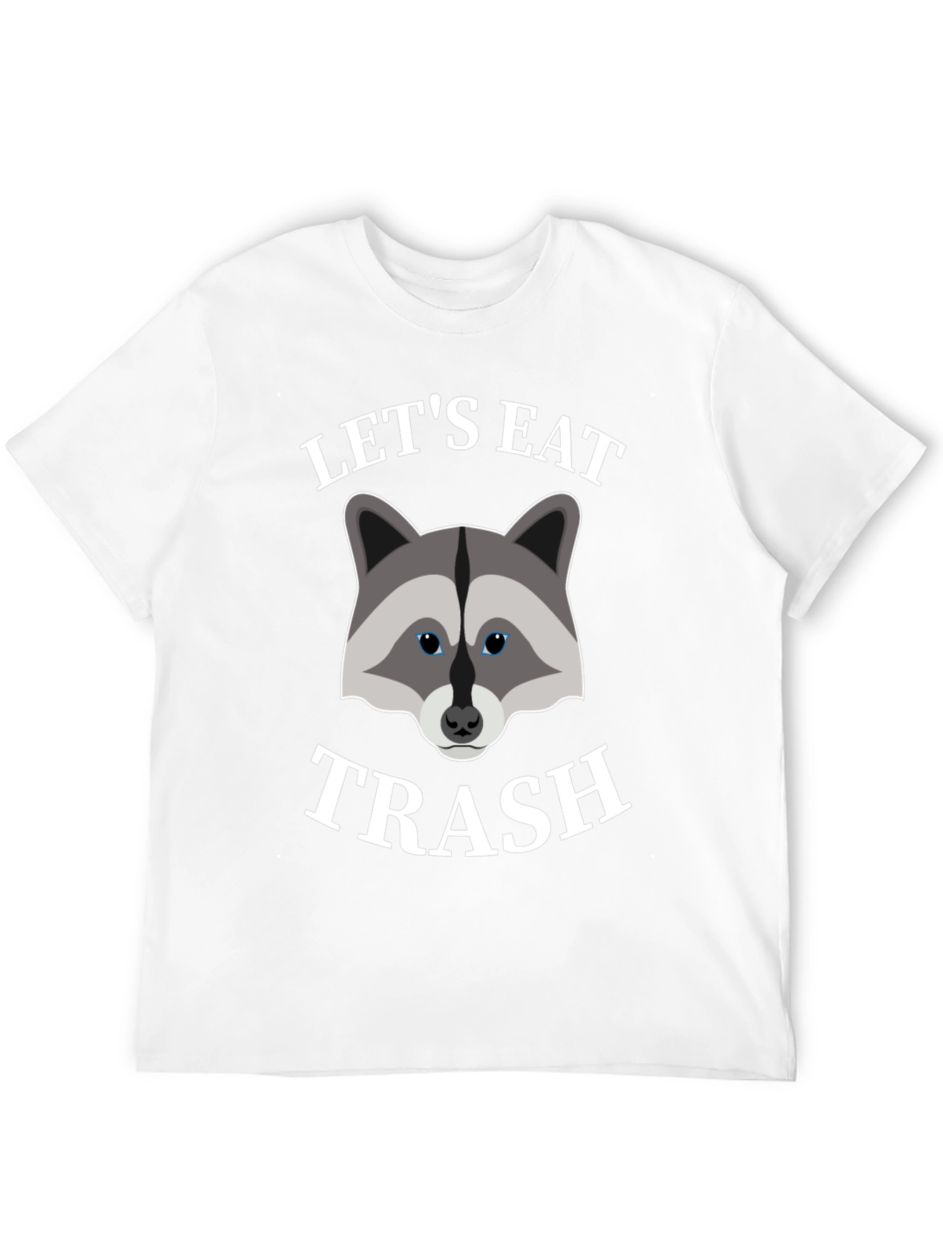 Black Let's Eat Trash Raccoon Graphic Tee view 12