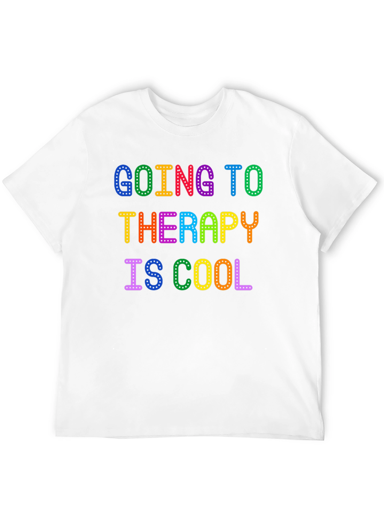 Black Going to Therapy is Cool Graphic T-Shirt view 12