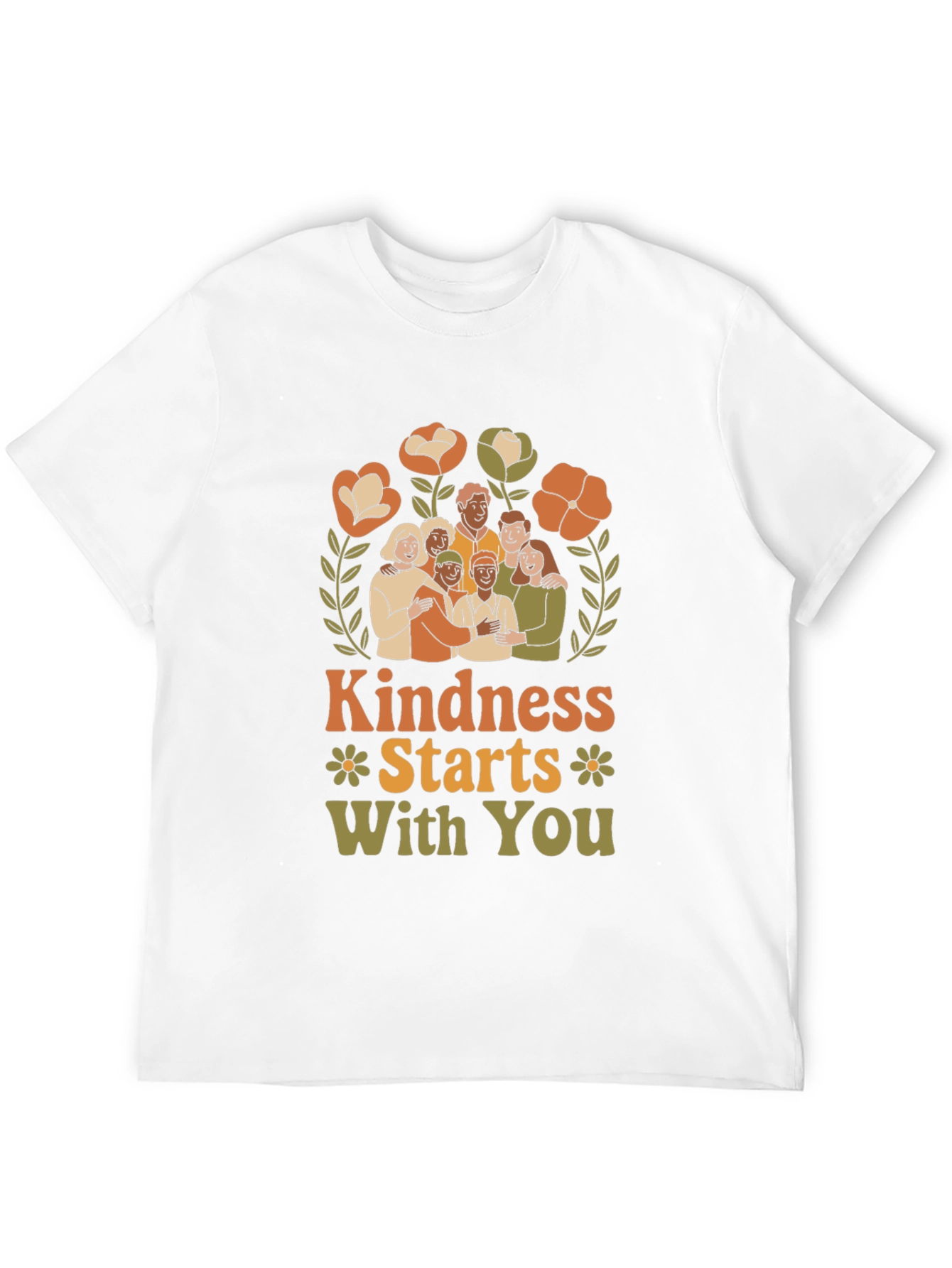 Black Kindness Starts With You Graphic Tee view 12