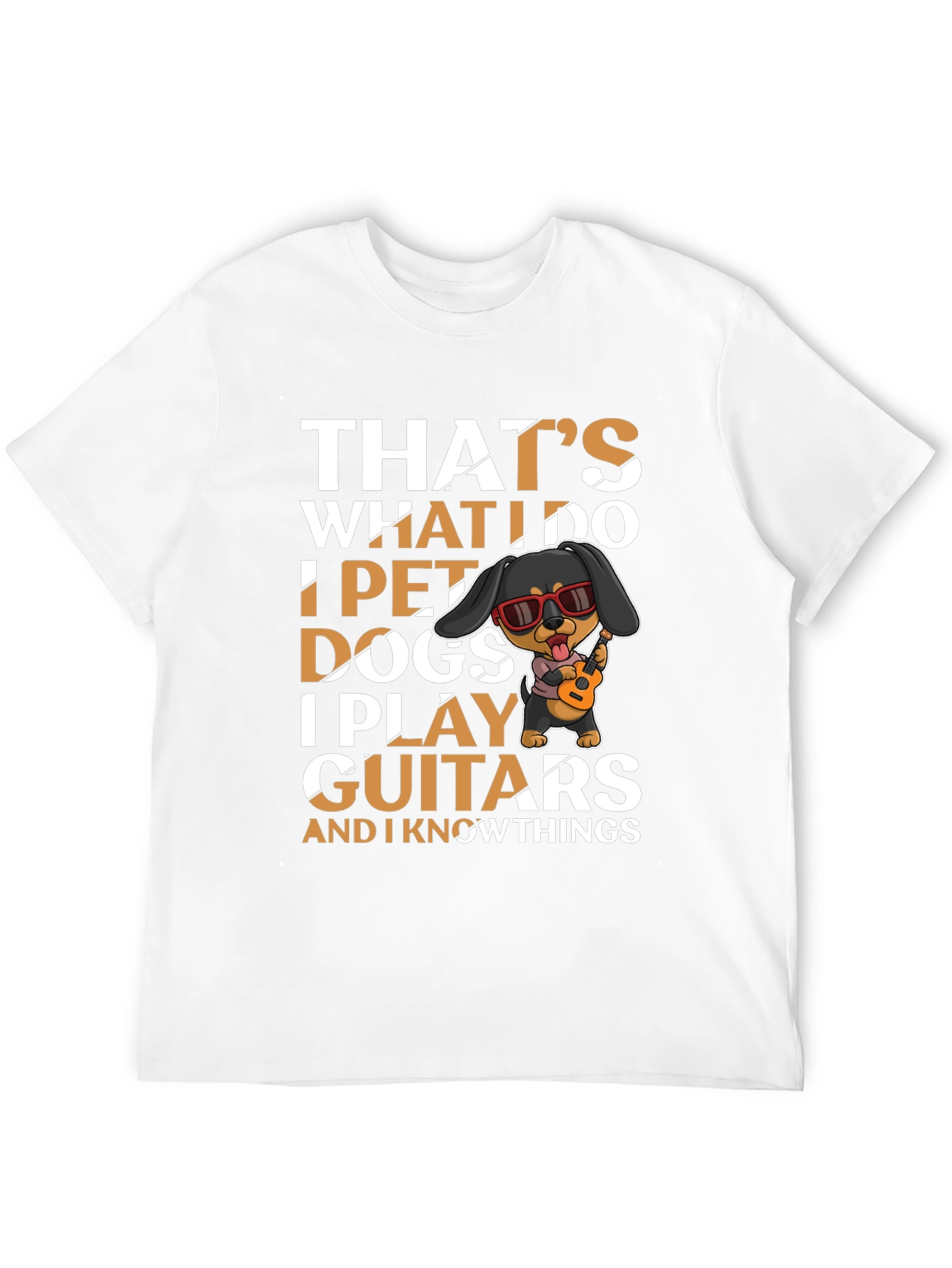 Black Dog Lover T-Shirt - Guitar Player Tee view 12