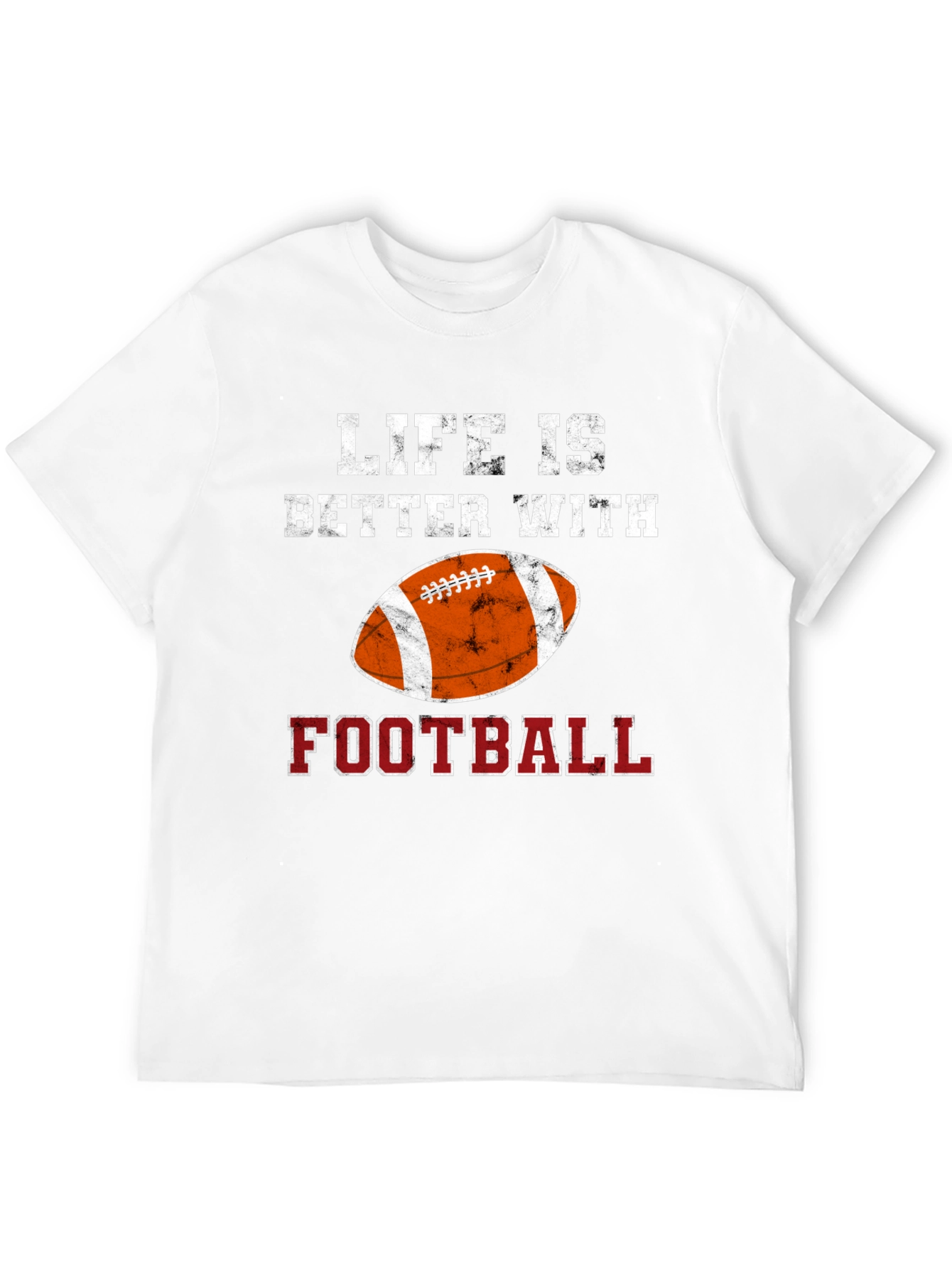 Black Life Is Better With Football T-Shirt view 12