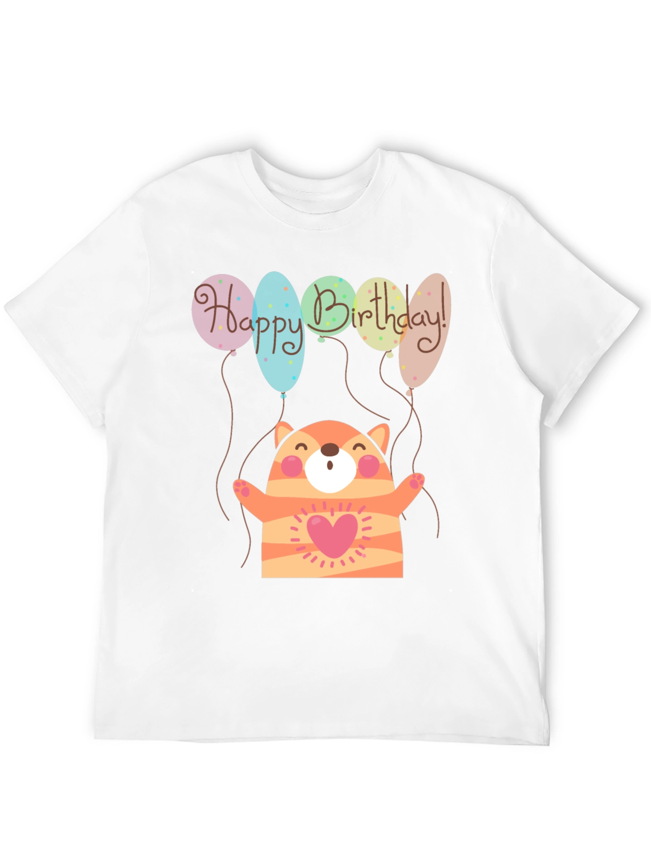 Black Birthday Cat T-Shirt - Cute & Fun Design view 12