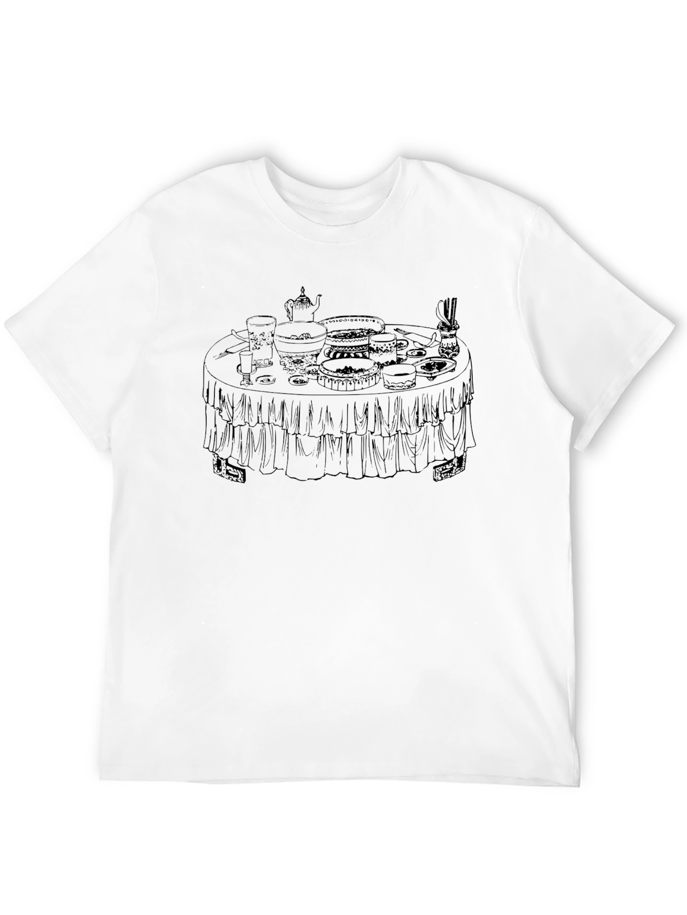 Black Tea Party Graphic Tee - Quirky Style view 12