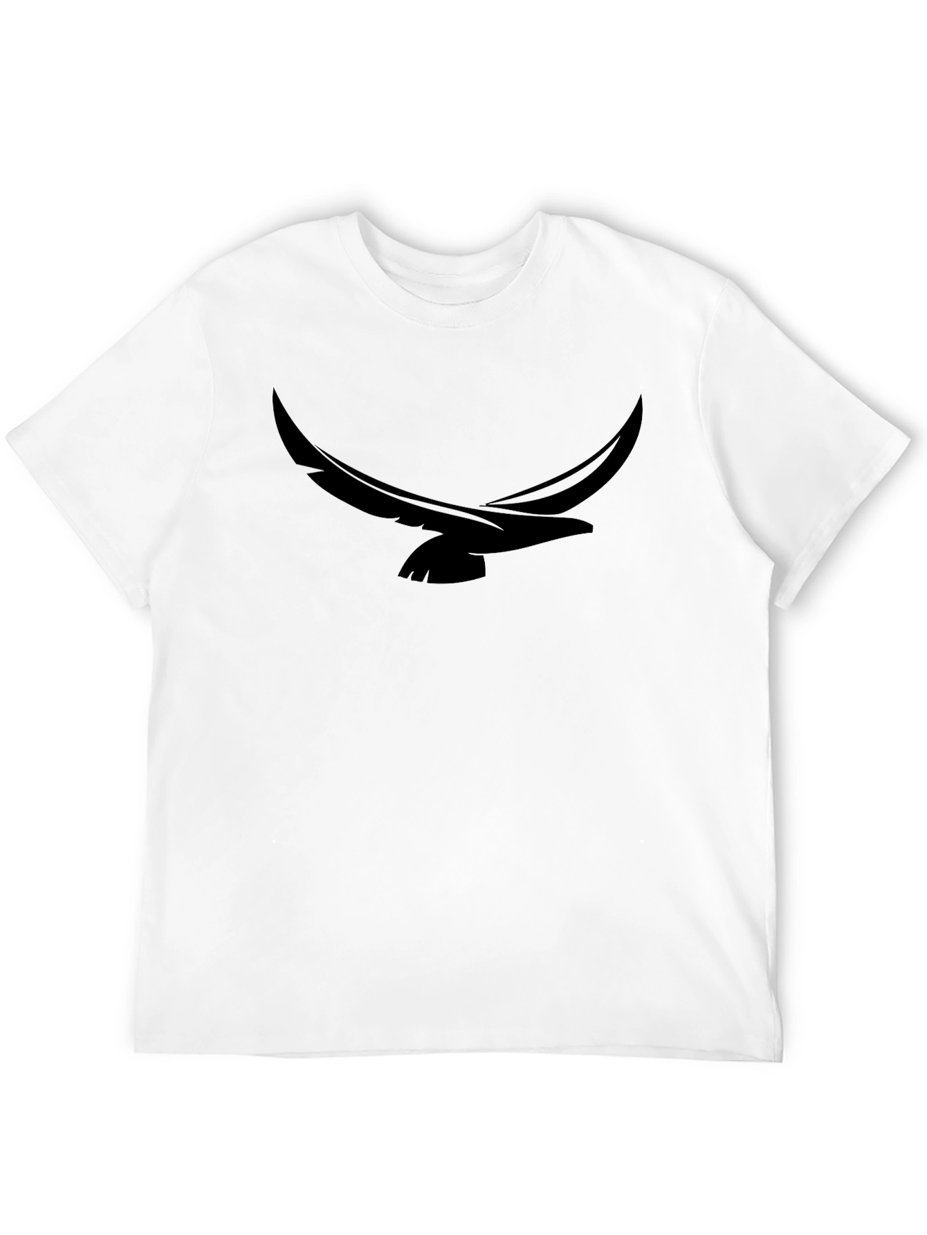 Black Eagle Graphic Tee - Men's Short Sleeve Crew Neck - 12