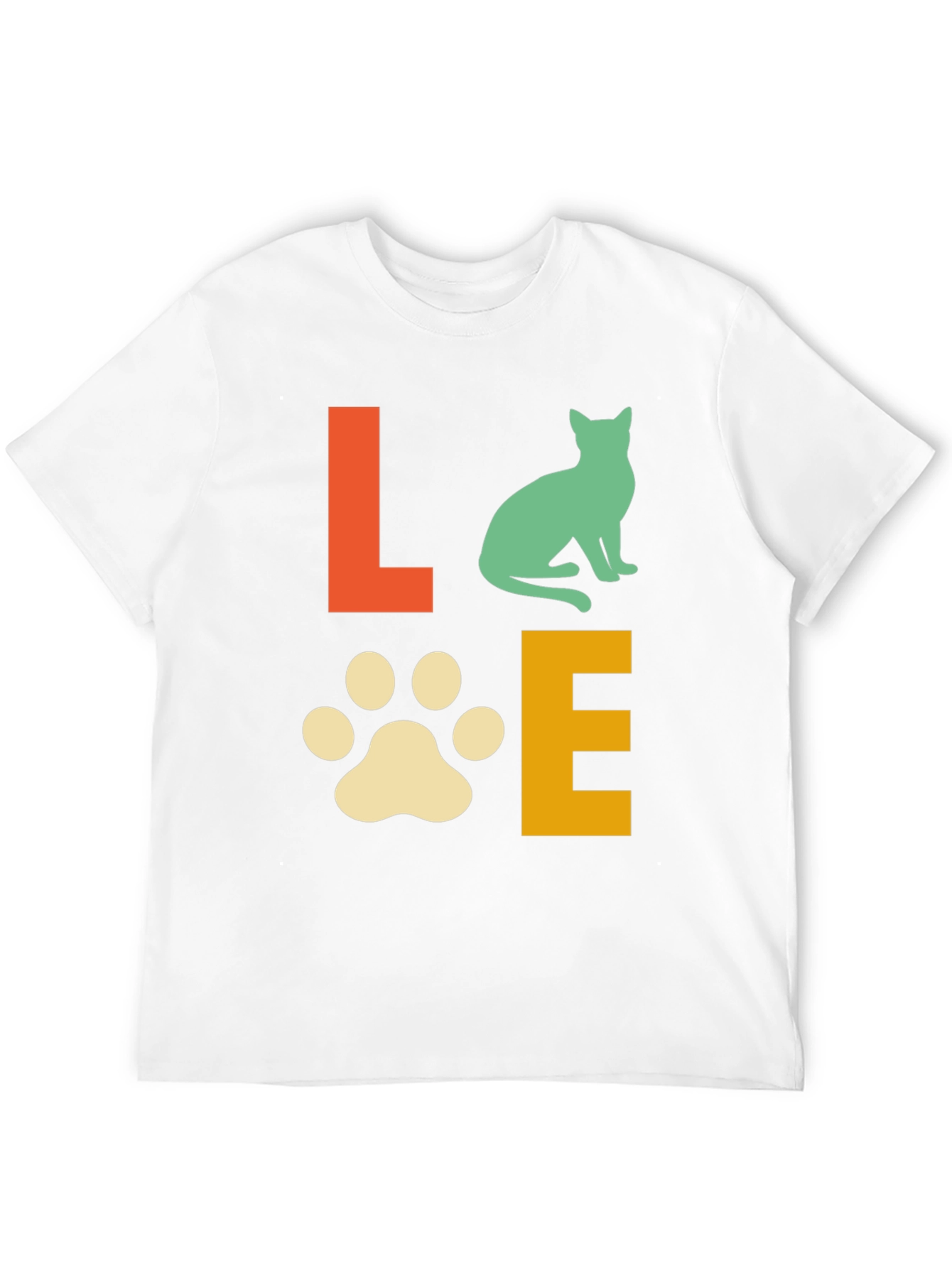 Black Love Cat T-Shirt view 12