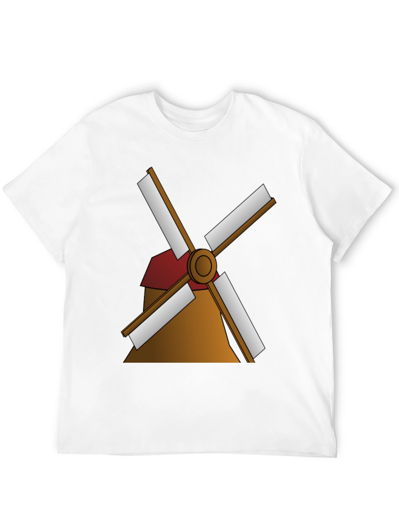 Black Windmill Graphic Tee - Classic Style view 12