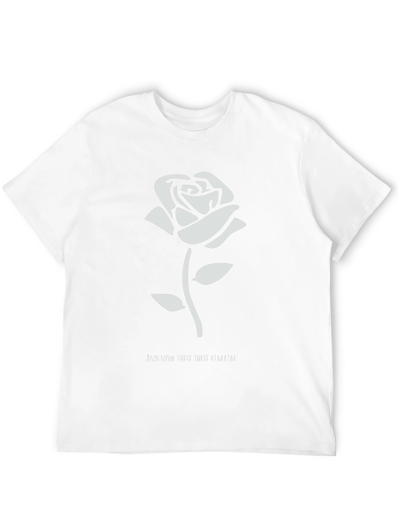 Black Rose Graphic Tee - Men's Black T-Shirt view 12