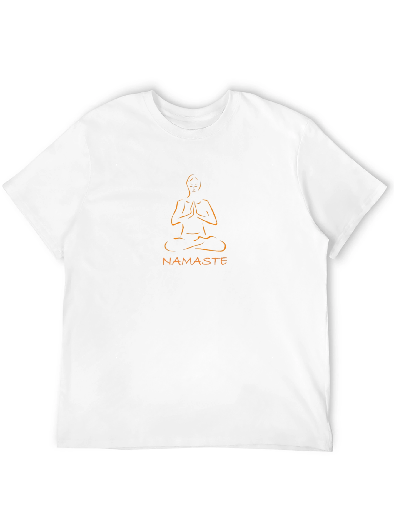 Black Namaste Yoga Meditation Graphic Tee - Black view 12