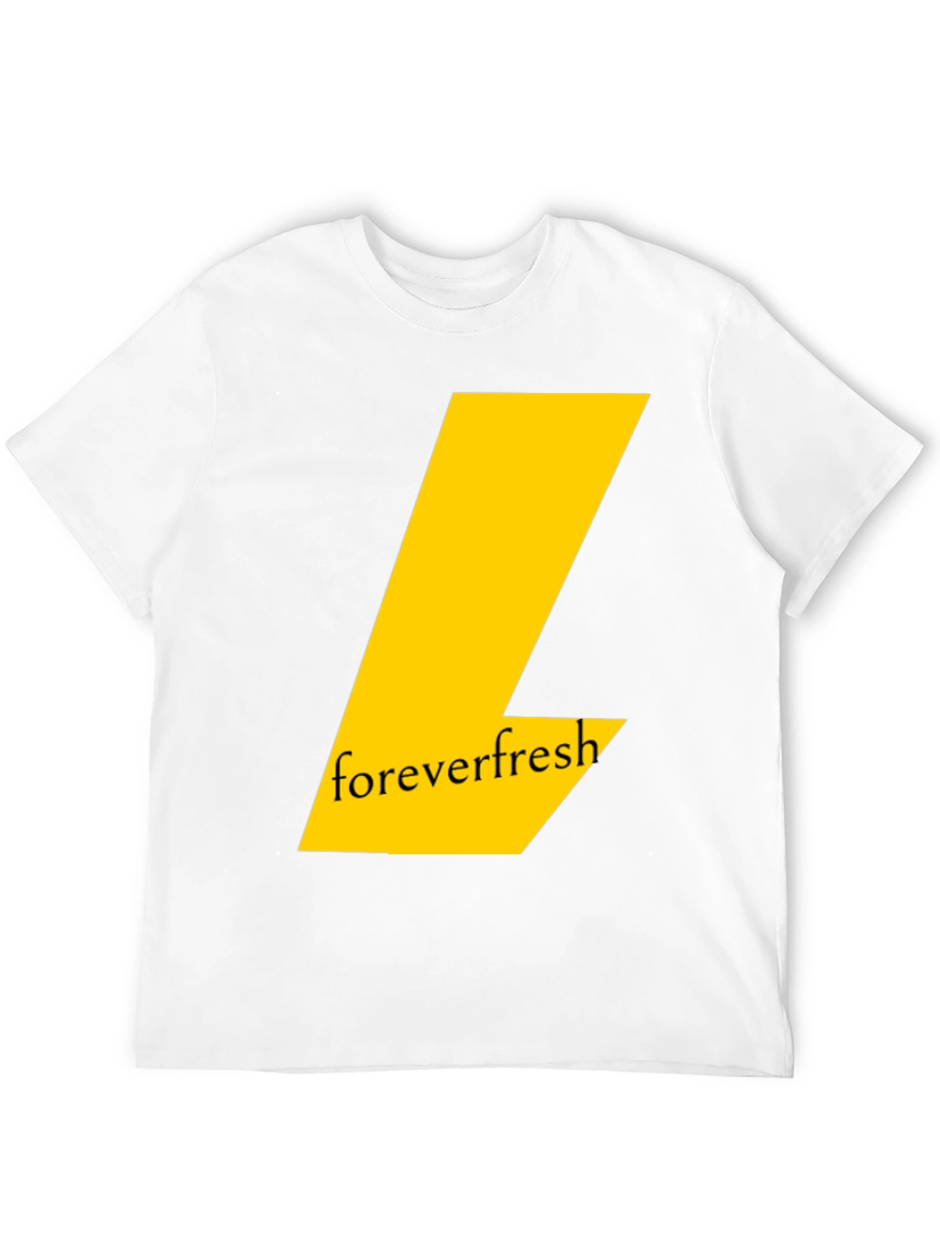 Black Forever Fresh Black T-Shirt: Modern Graphic Tee view 12