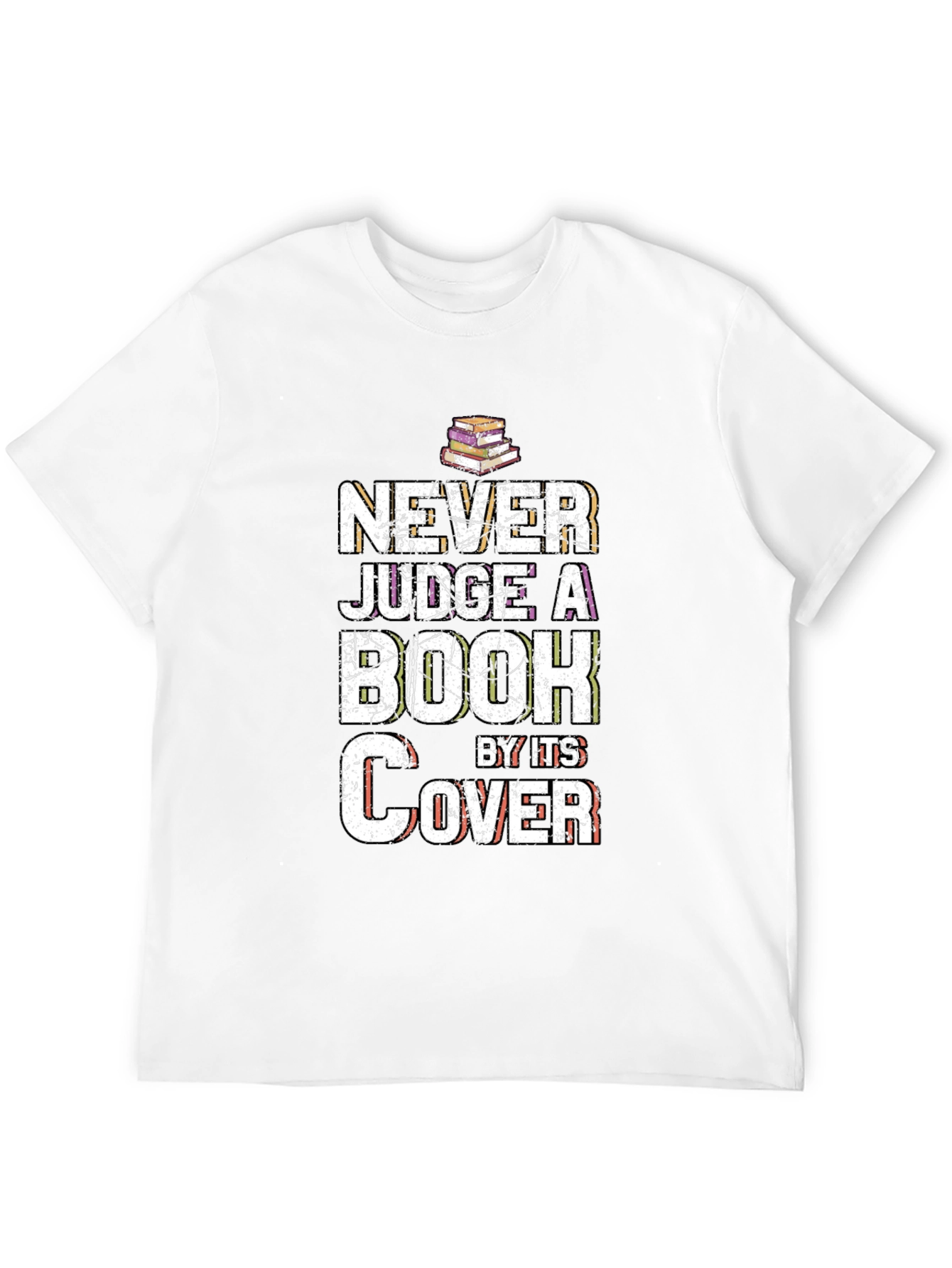 Black Never Judge a Book by Its Cover T-Shirt view 12