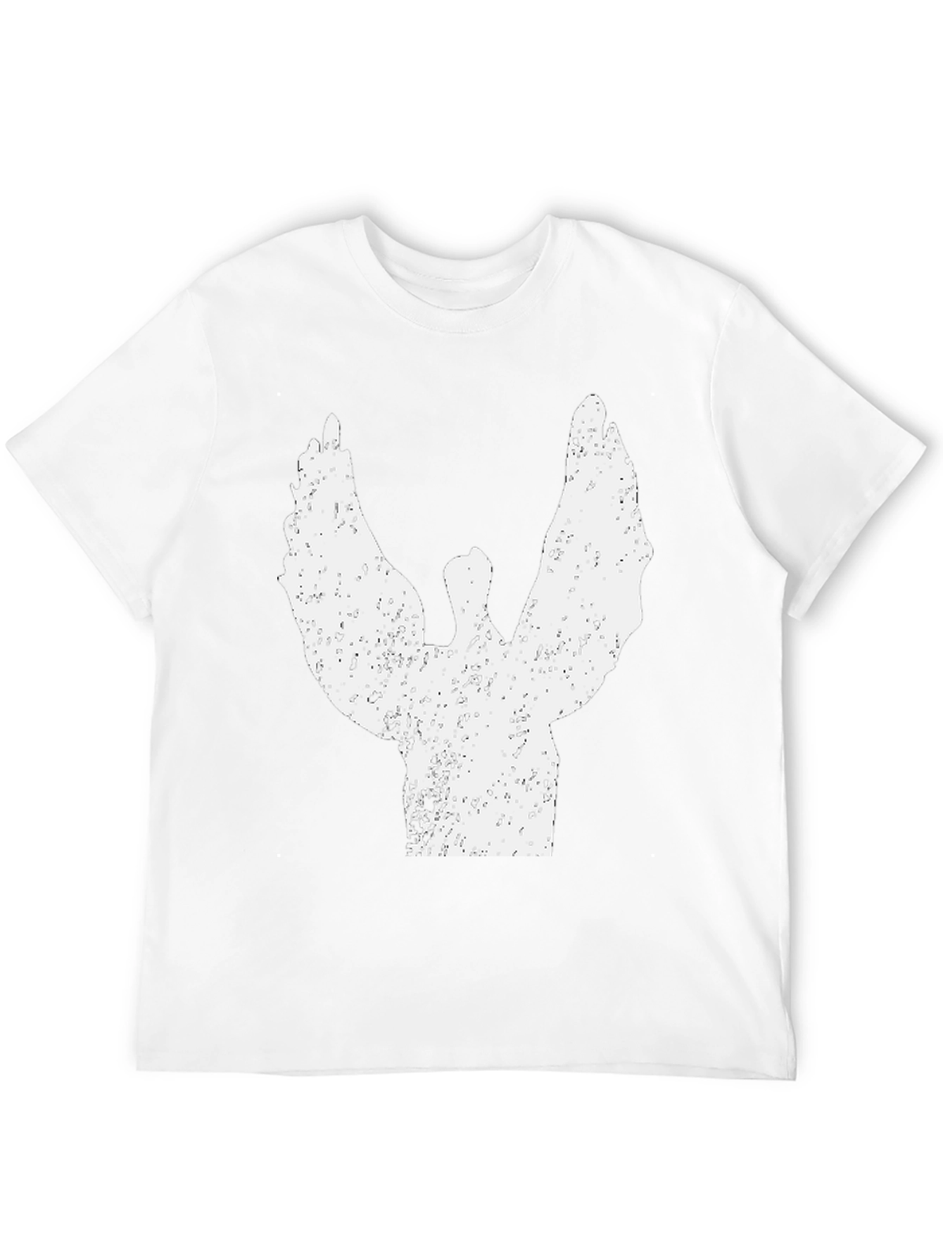 Black Angel Wings Graphic T-Shirt - Stylish Black Tee view 12