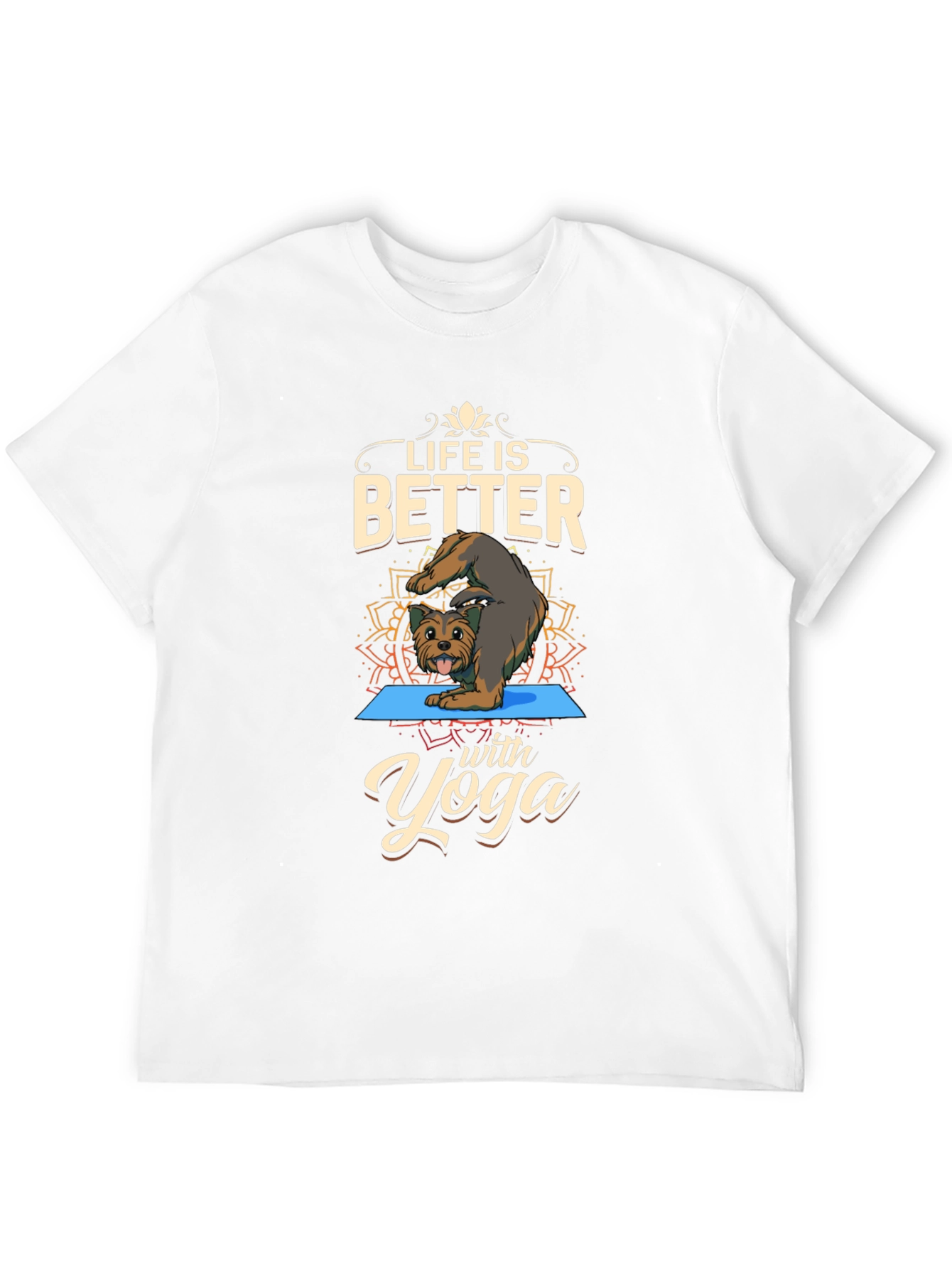 Black Life is Better with Yoga T-Shirt view 12