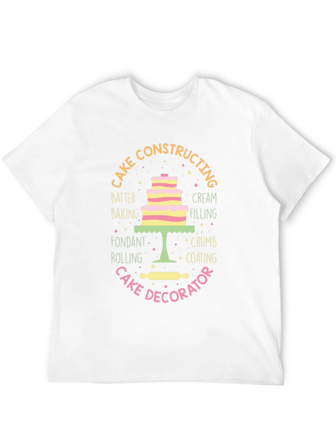 Black Cake Decorator T-Shirt: Baking Enthusiast Gift view 12