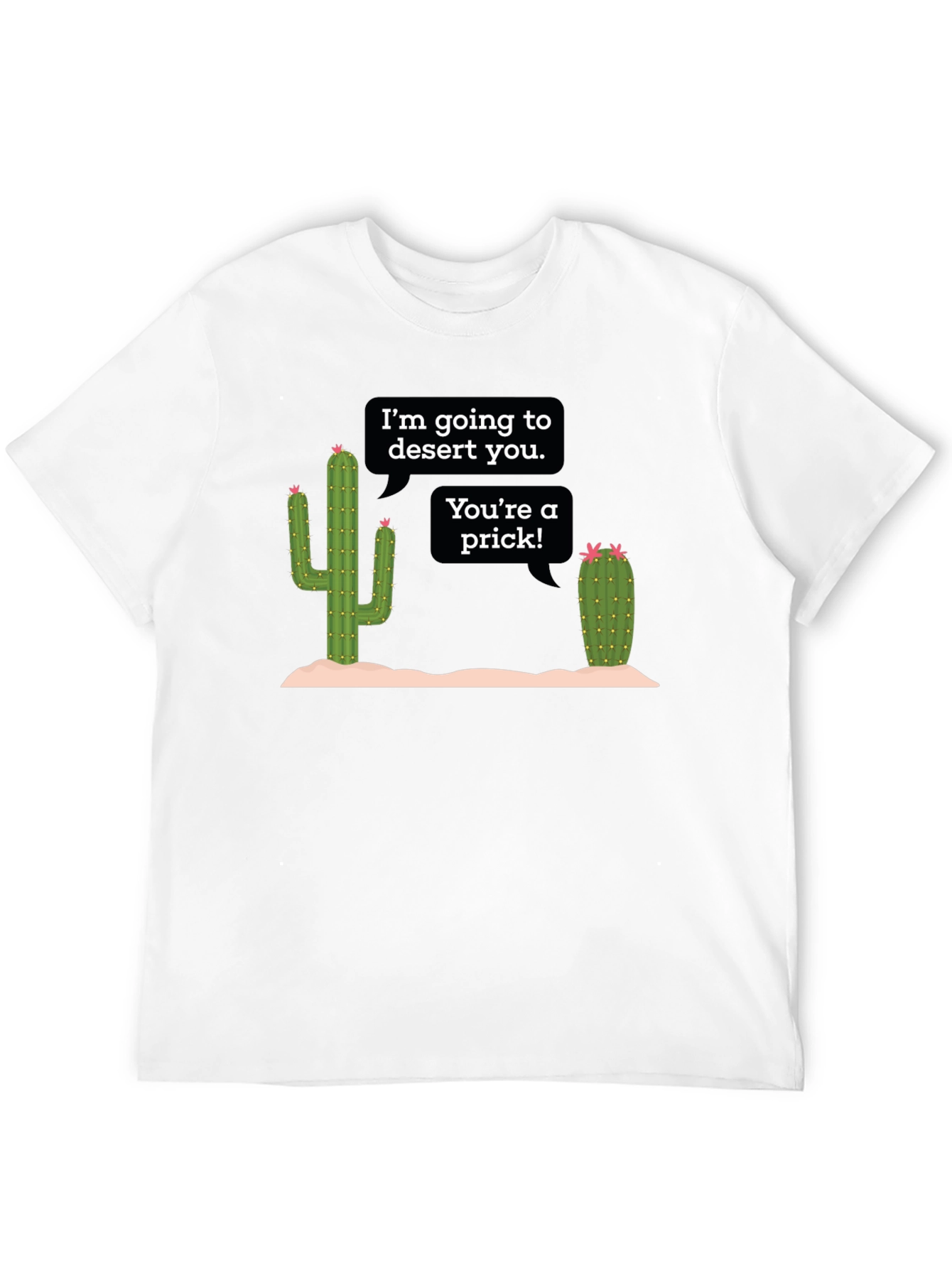 Black Desert You Cactus Graphic T-Shirt view 12
