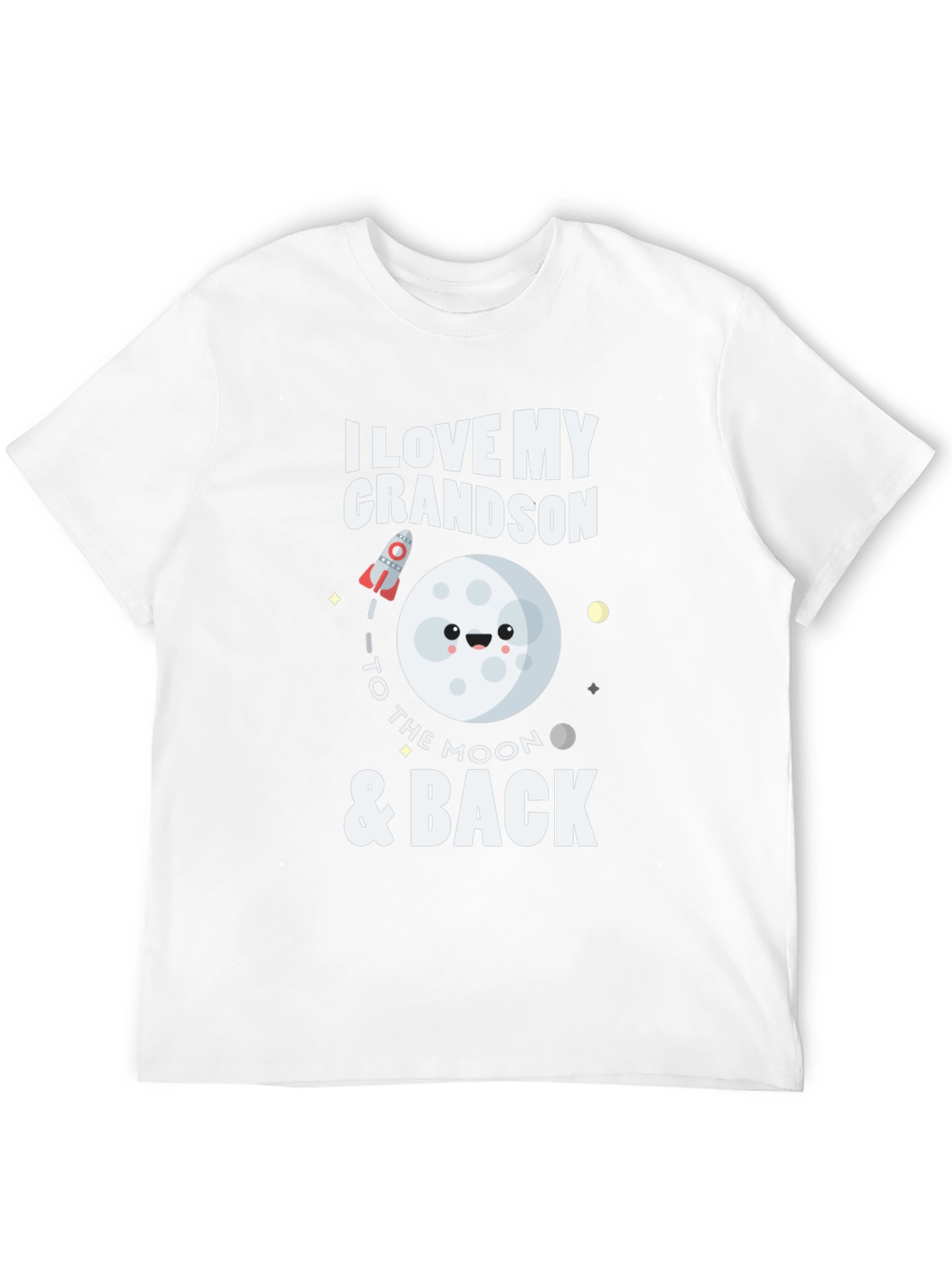 Black I Love My Grandson to the Moon & Back T-Shirt view 12