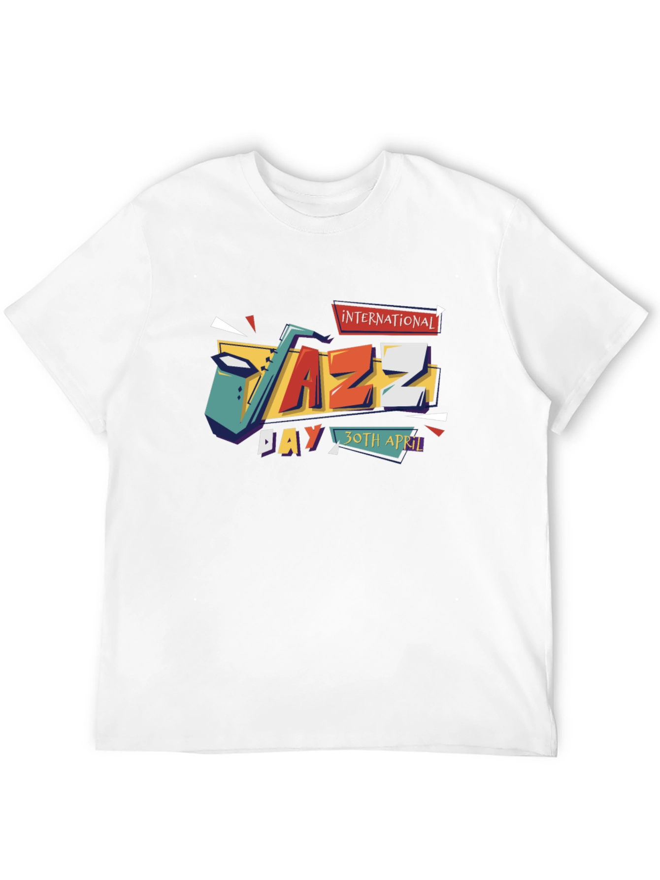 Black International Jazz Day Black T-Shirt view 12
