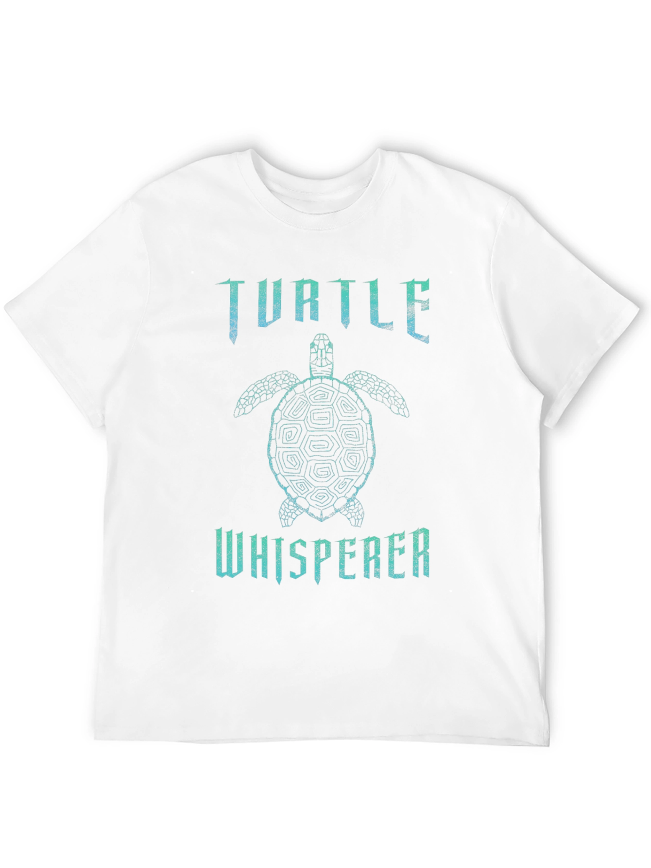 Black Turtle Whisperer Black T-Shirt view 12