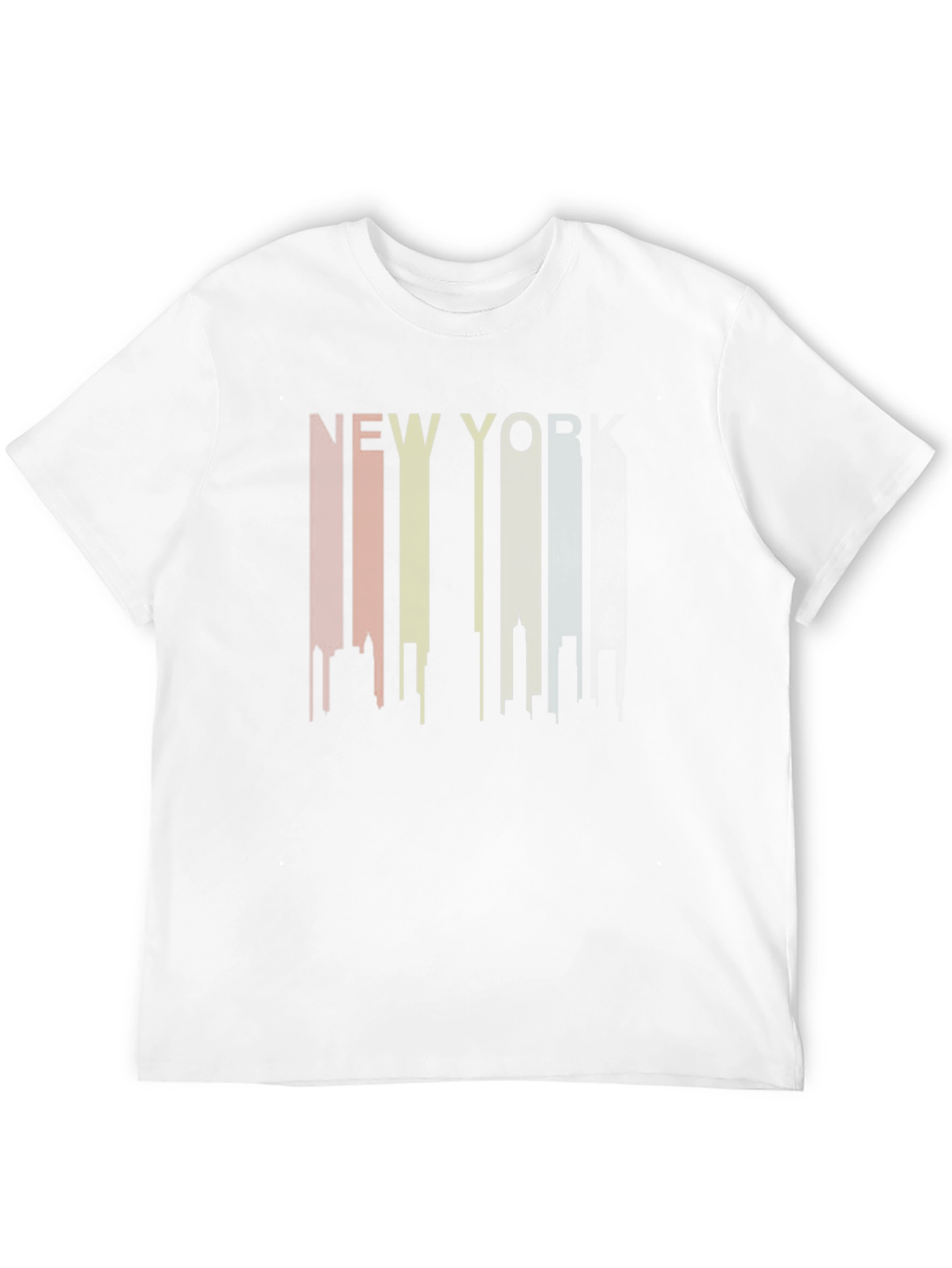 Black New York Skyline Graphic Tee - Black view 12