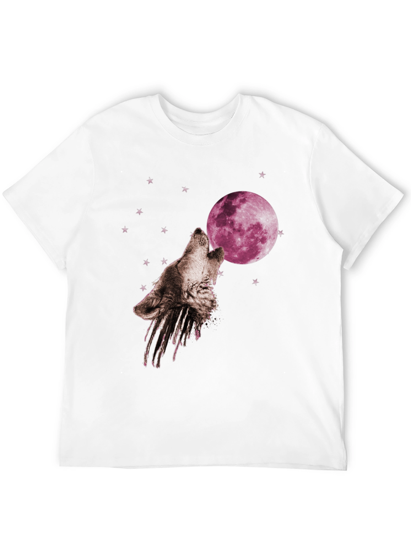 Black Wolf Moon T-Shirt - Graphic Print view 12