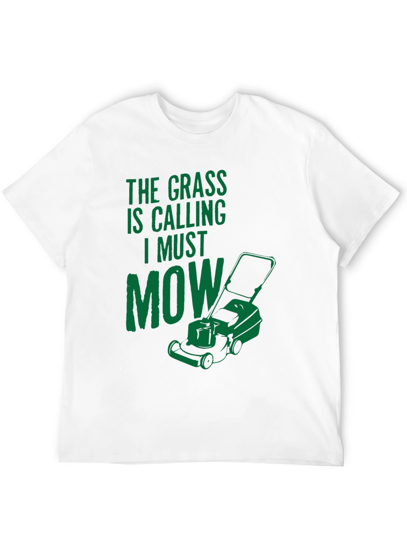 The Grass is Calling T-Shirt - Funny Mowing Tee - 12
