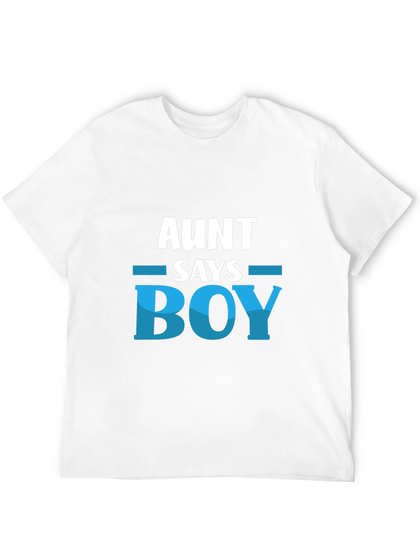 Black Aunt Says Boy T-Shirt - Baby Shower Gift view 12