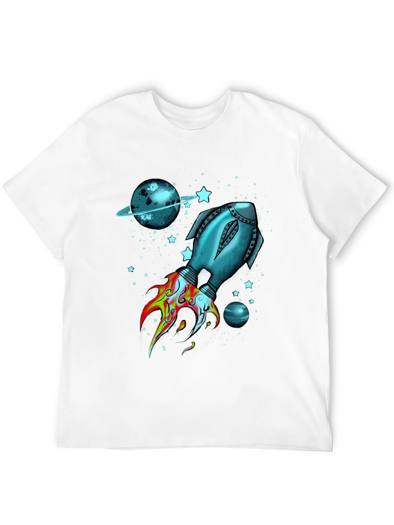 Cosmic Rocket T-Shirt - Blast Off in Style! - 12