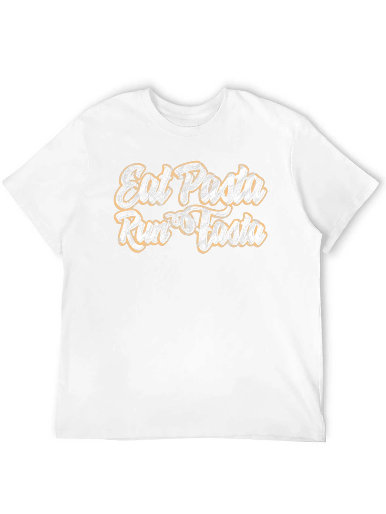 Black Eat Pasta Run Fasta Graphic T-Shirt view 12