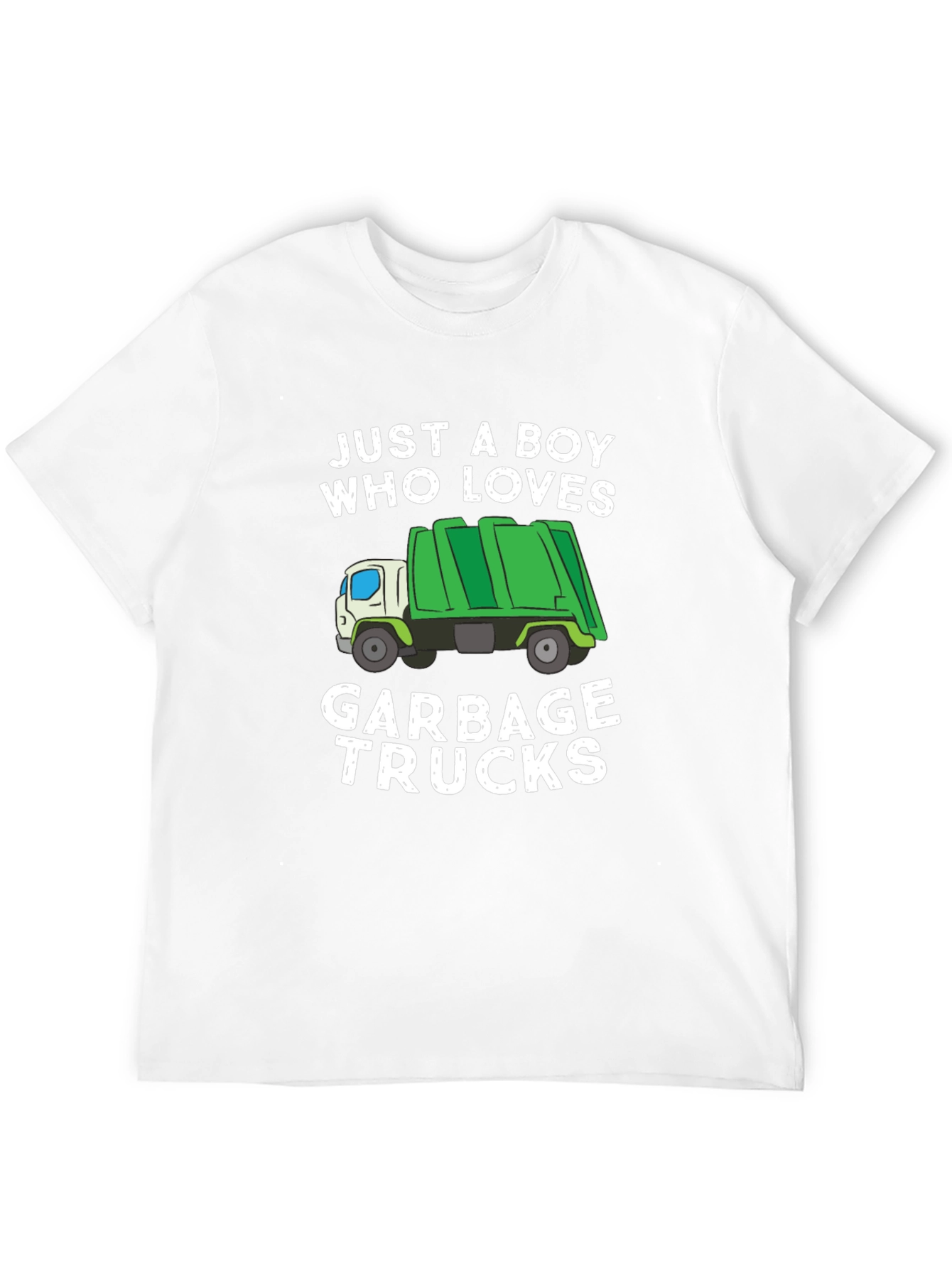 Black Garbage Truck Lover T-Shirt view 12
