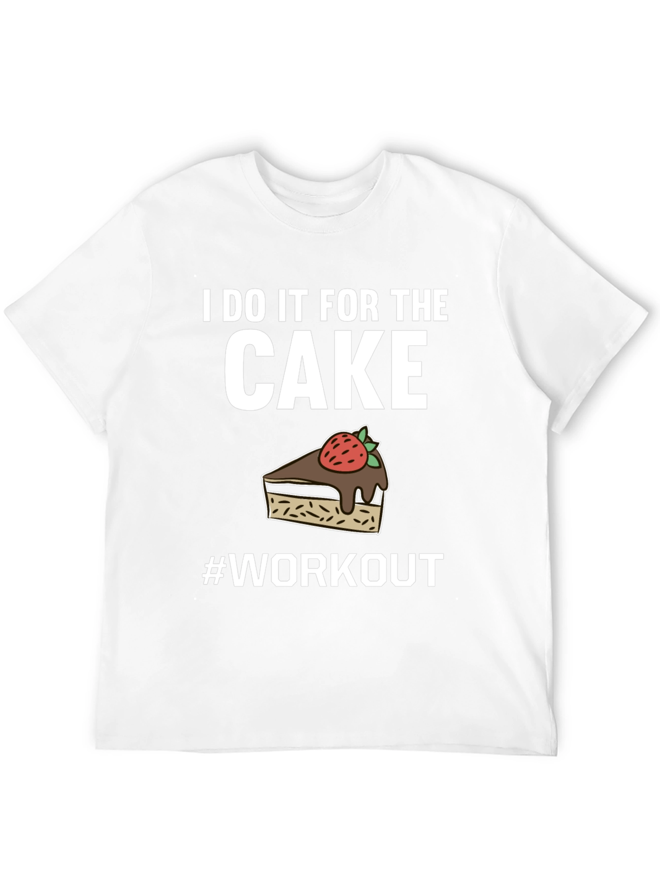 Black I Do It For The Cake Workout T-Shirt view 12
