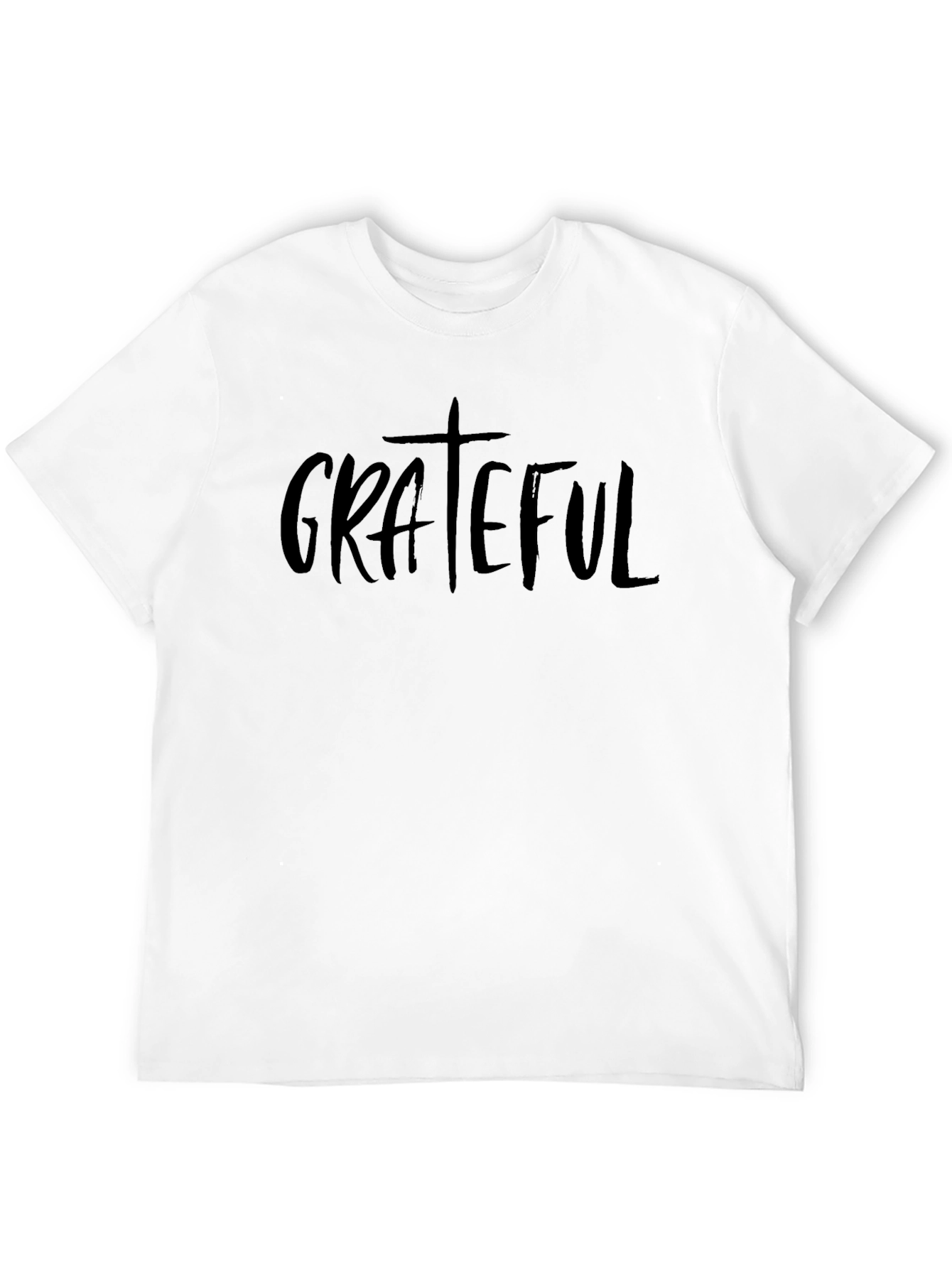 Black Grateful Graphic T-Shirt - Black Crew Neck Tee view 12