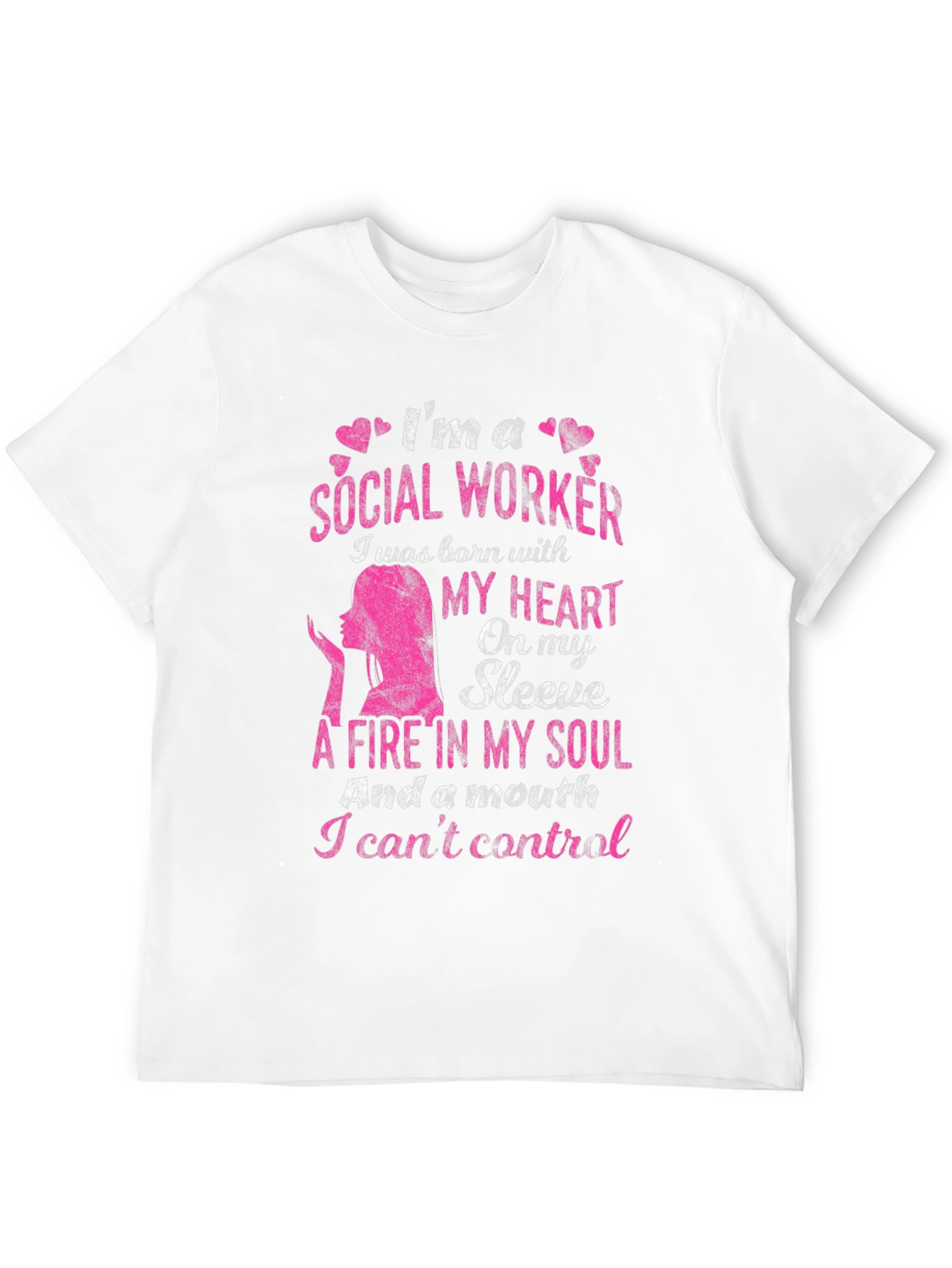 Black I'm A Social Worker T-Shirt view 12