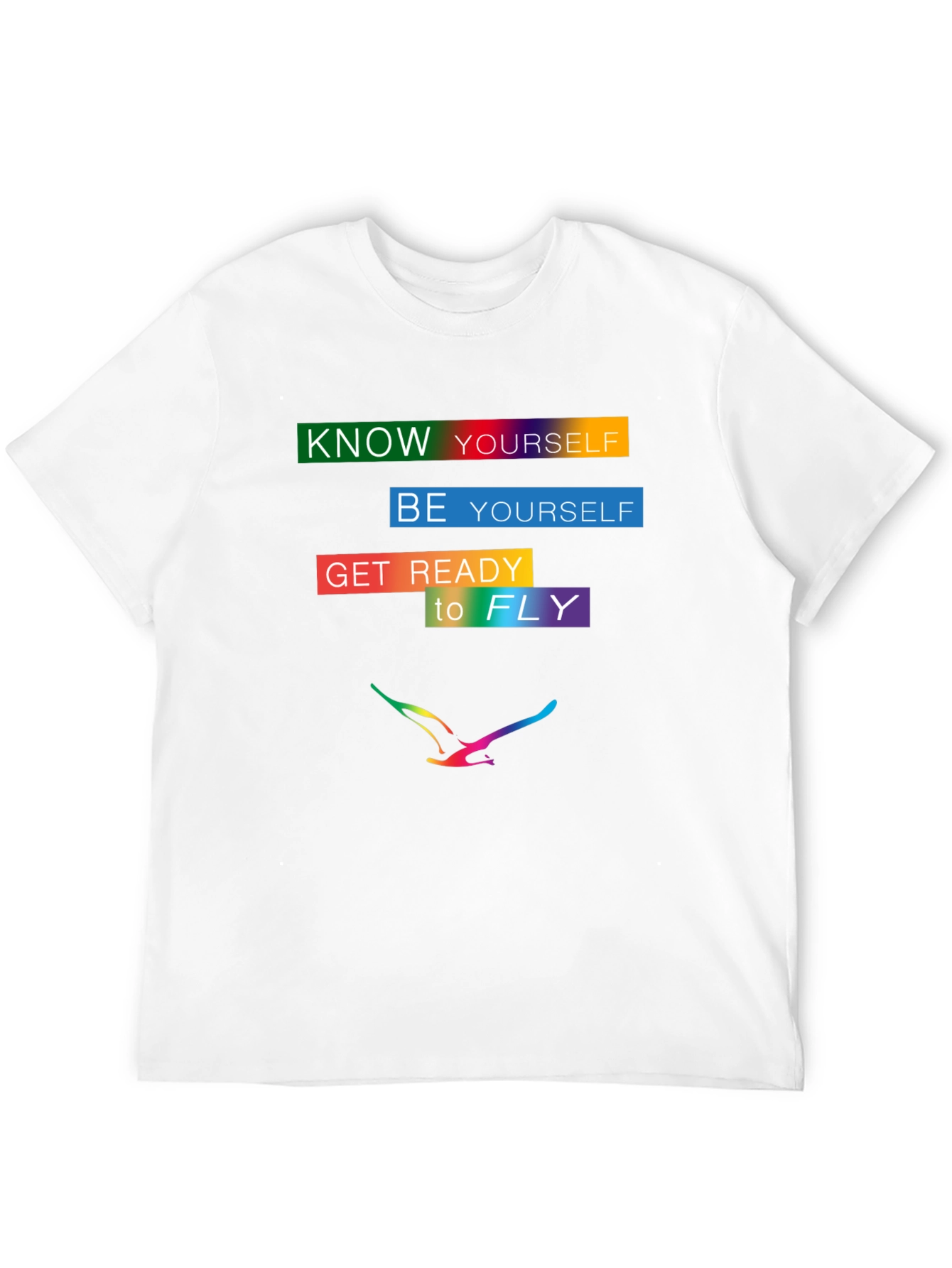 Black Know Yourself Graphic T-Shirt - Motivational Design view 12